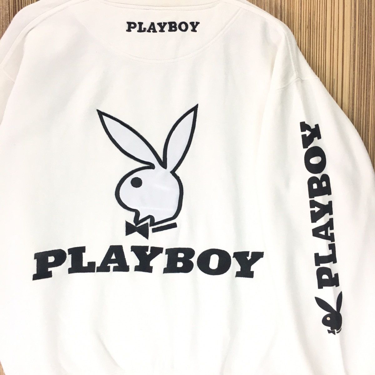 Playboy × Vintage Vintage Playboy Bunny Embroidery Big Logo Sweatshirt Size US L / EU 52-54 / 3 - 3 Thumbnail