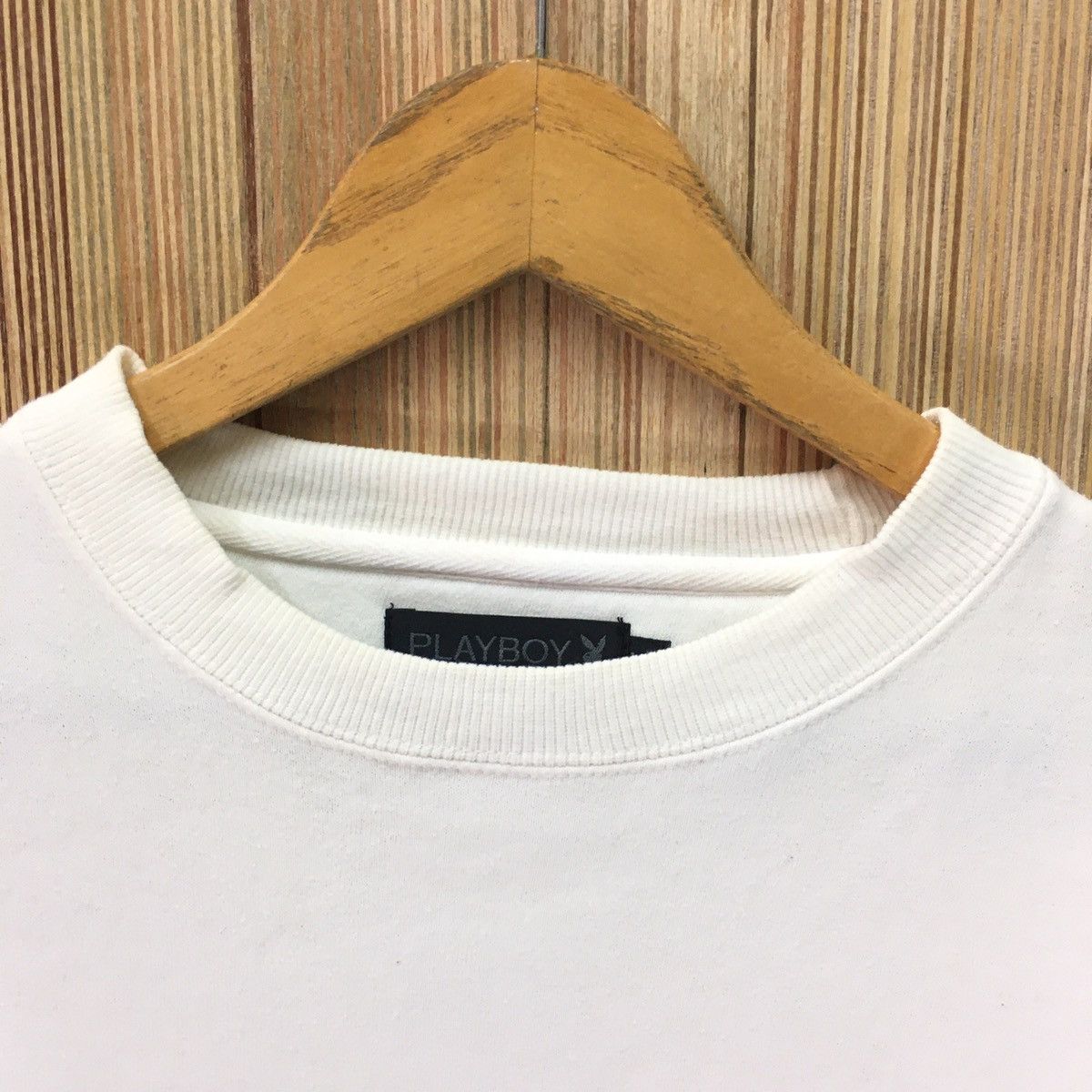 Playboy × Vintage Vintage Playboy Bunny Embroidery Big Logo Sweatshirt Size US L / EU 52-54 / 3 - 10 Thumbnail