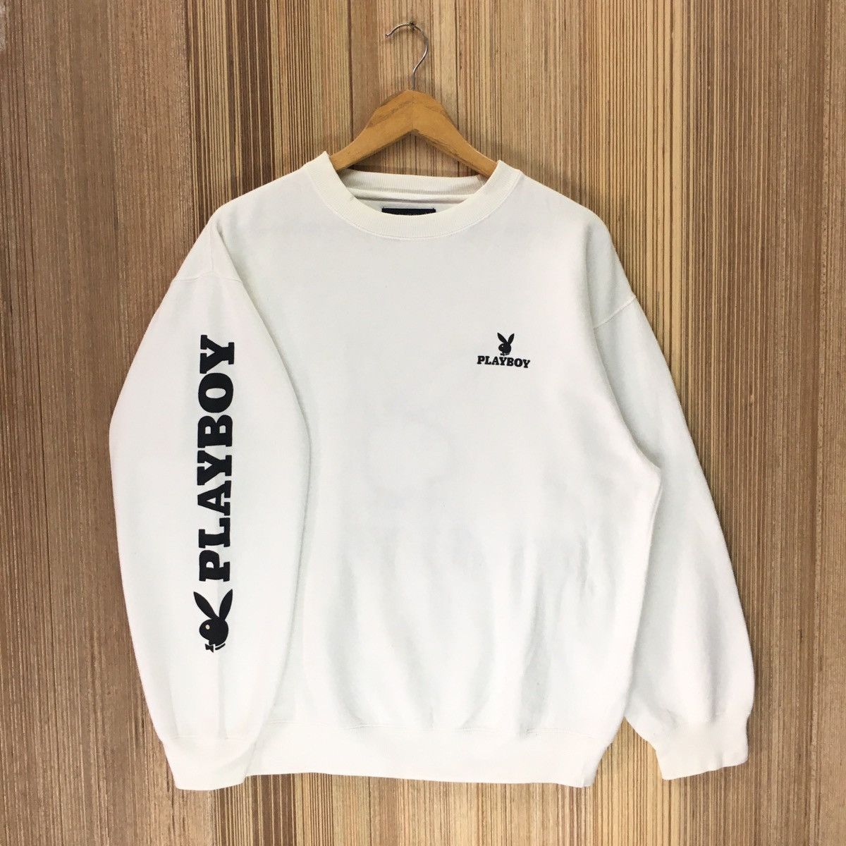 Playboy × Vintage Vintage Playboy Bunny Embroidery Big Logo Sweatshirt Size US L / EU 52-54 / 3 - 2 Thumbnail