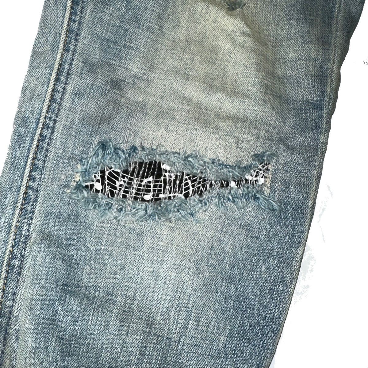 Number (N)ine Number (N)ine Denim Distressed Jeans Size US 28 / EU 44 - 3 Thumbnail