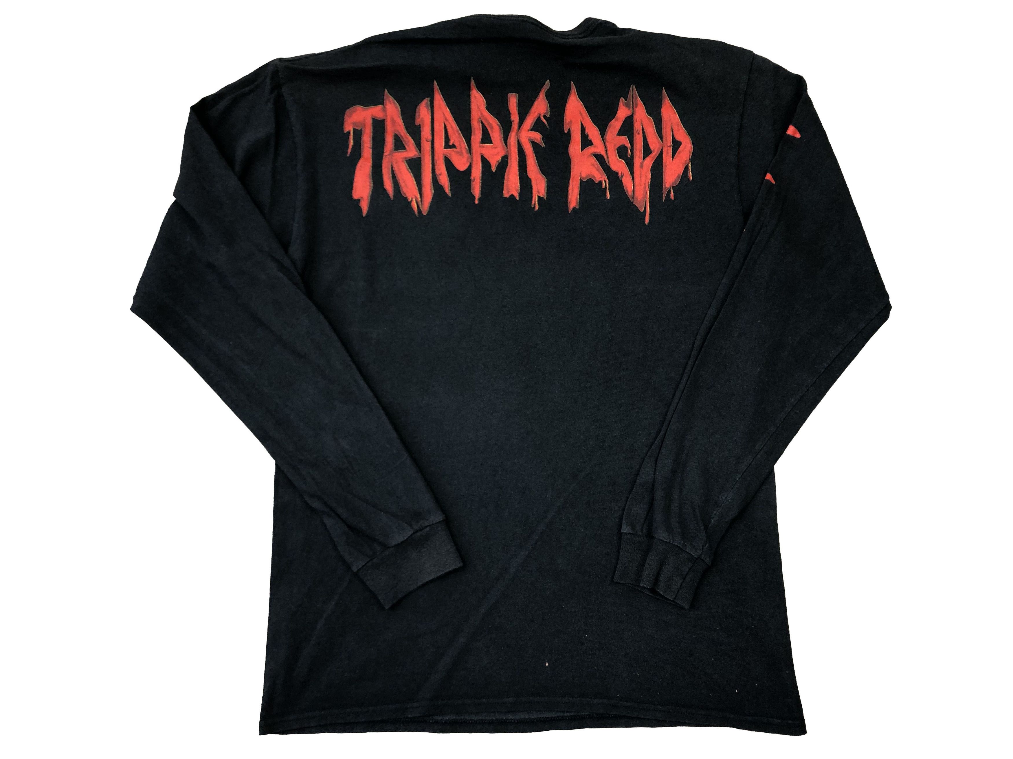 Trippie Redd Tripple Red Long Sleeve Tee Shirt Rare Y2K hype Drill Size US M / EU 48-50 / 2 - 10 Thumbnail