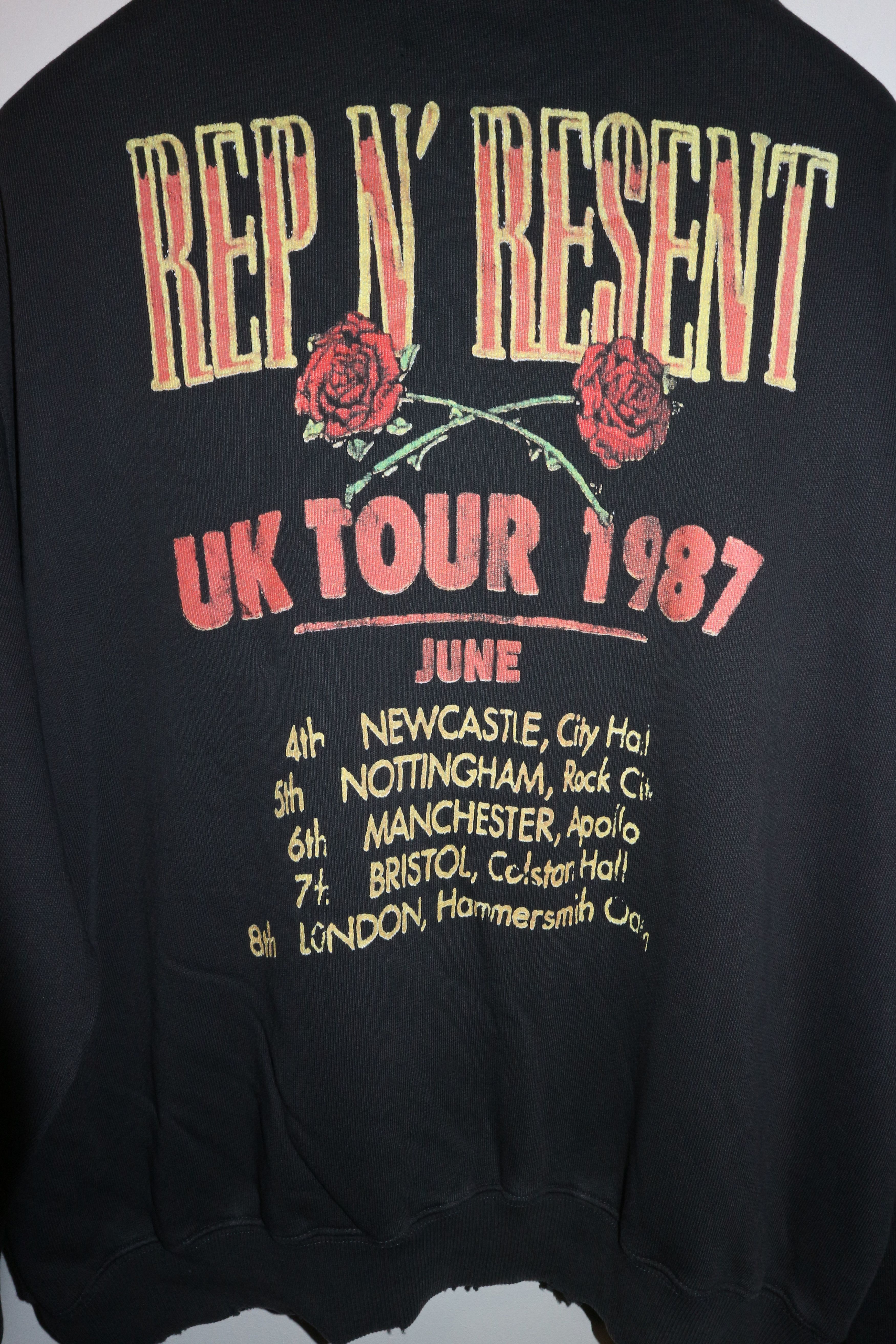 Represent Clo. UK TOUR 1987 HOODIE Size US S / EU 44-46 / 1 - 6 Thumbnail