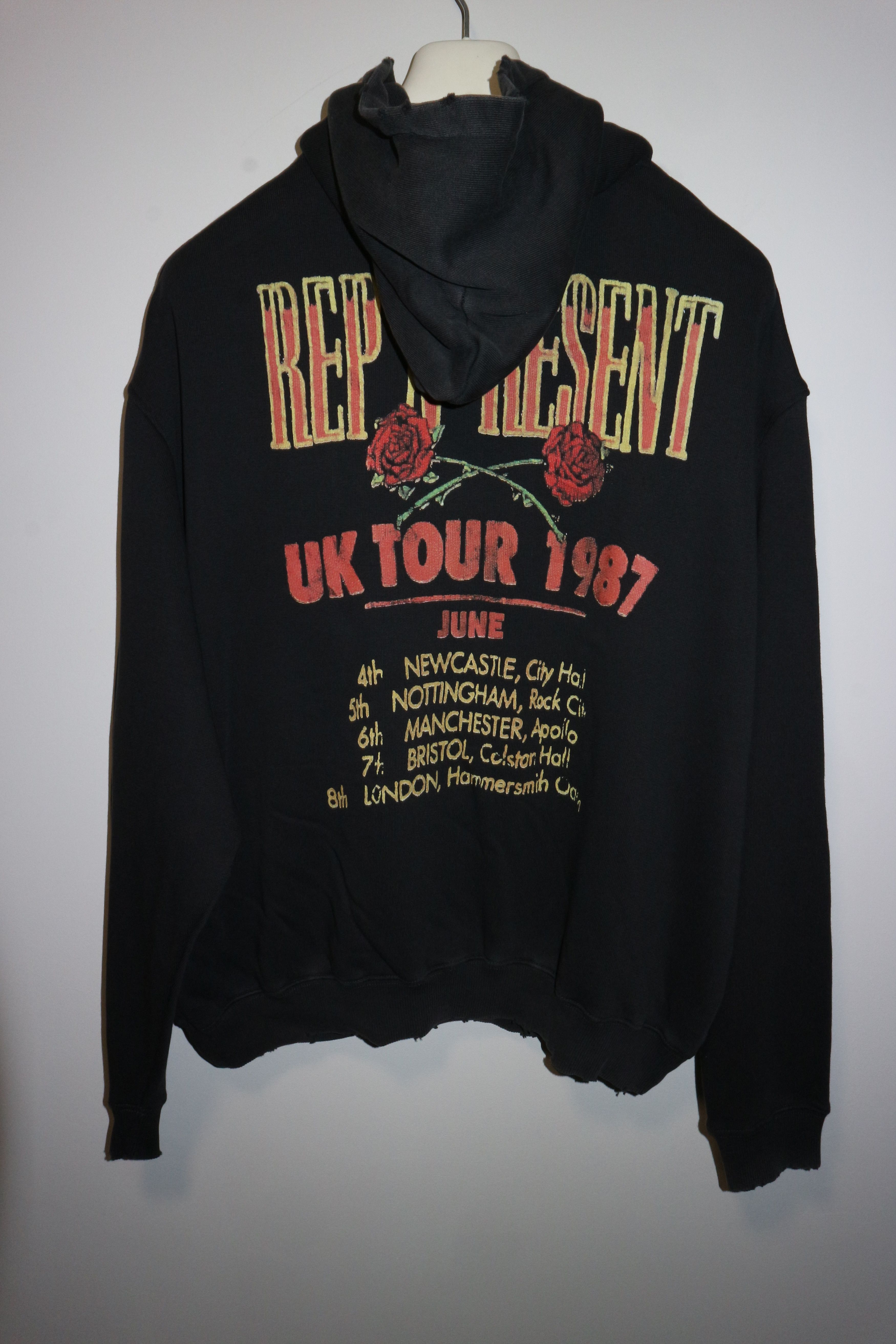 Represent Clo. UK TOUR 1987 HOODIE Size US S / EU 44-46 / 1 - 5 Thumbnail