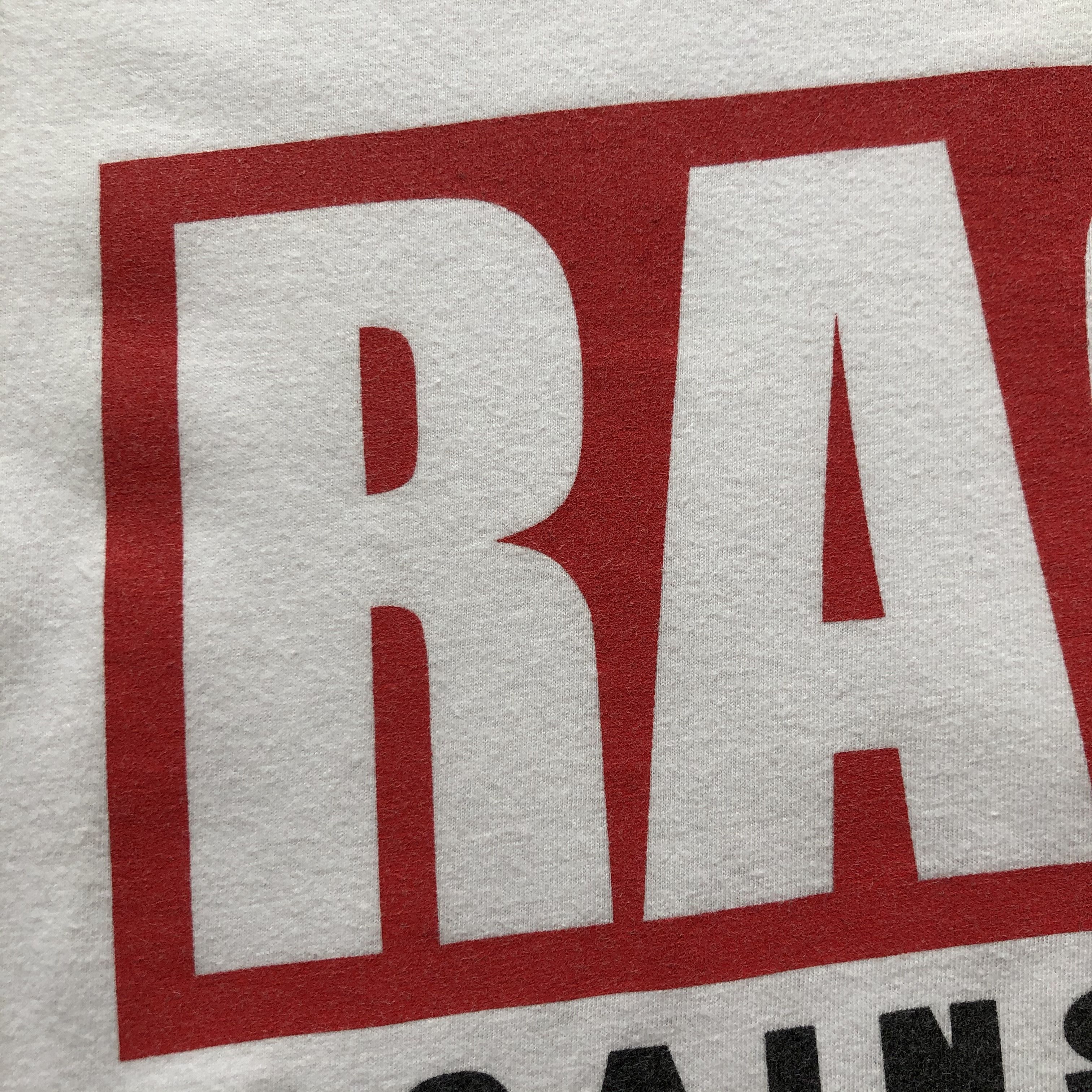 Band Tees × Rage Against The Machine × Vintage Rage Against The Machine Tee Big Logo Y2K Hype Drill Size US M / EU 48-50 / 2 - 5 Thumbnail