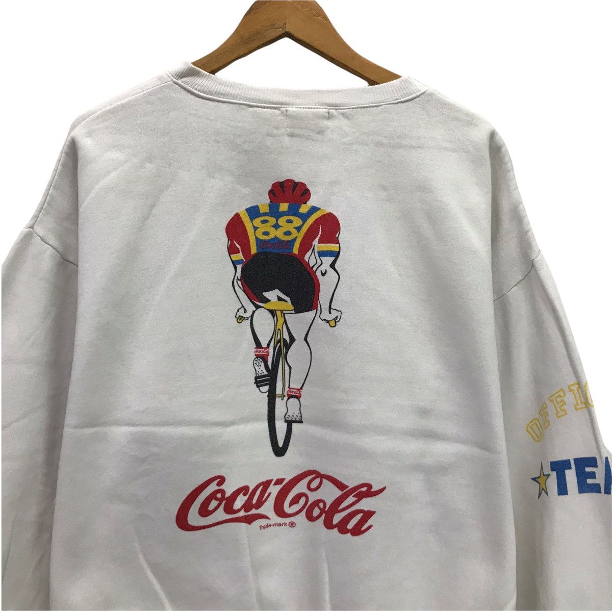 Coca Cola × USA Olympics × Vintage Vintage Coca Cola Olympic Cycling Sports Sweatshirt Size US M / EU 48-50 / 2 - 7 Thumbnail