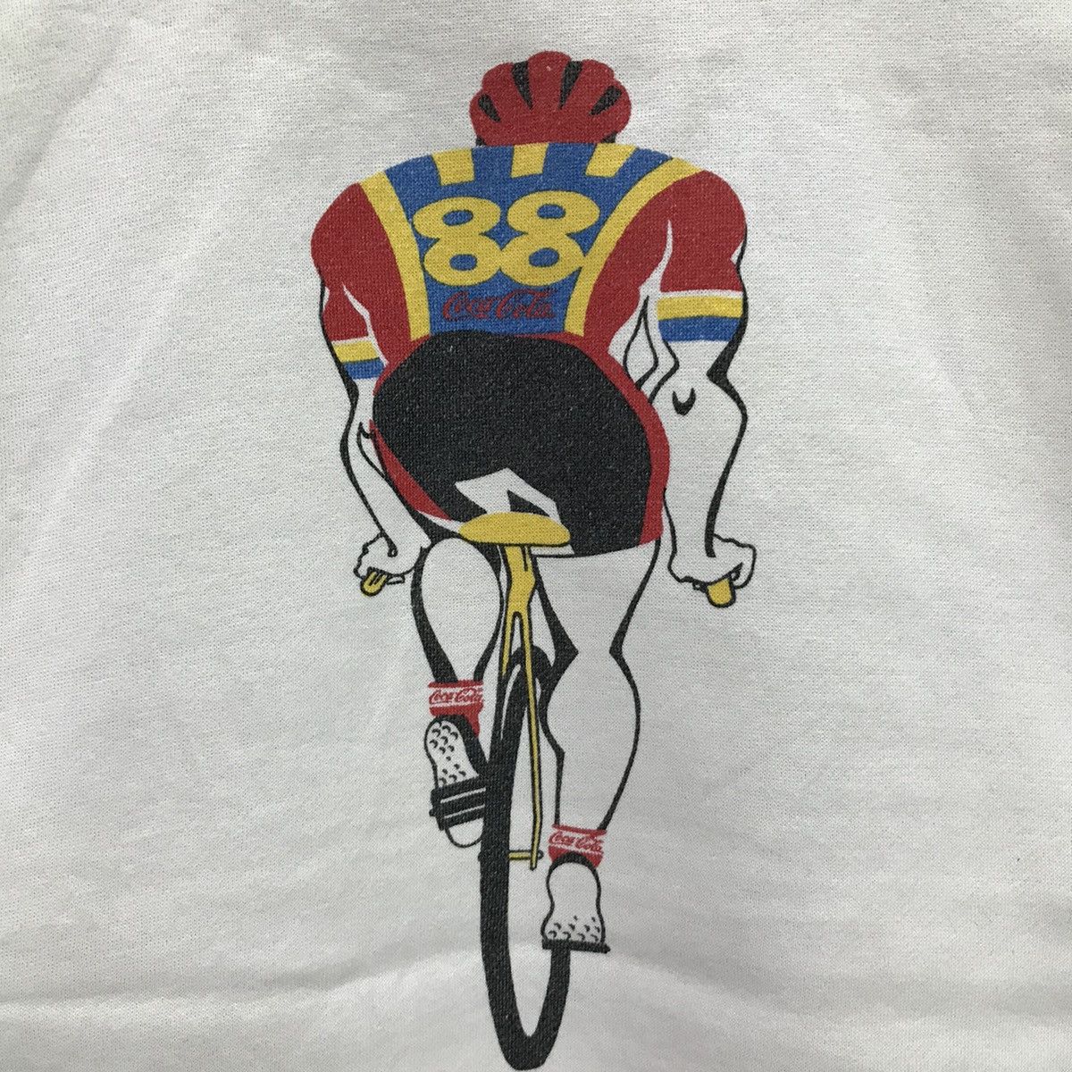 Coca Cola × USA Olympics × Vintage Vintage Coca Cola Olympic Cycling Sports Sweatshirt Size US M / EU 48-50 / 2 - 9 Thumbnail
