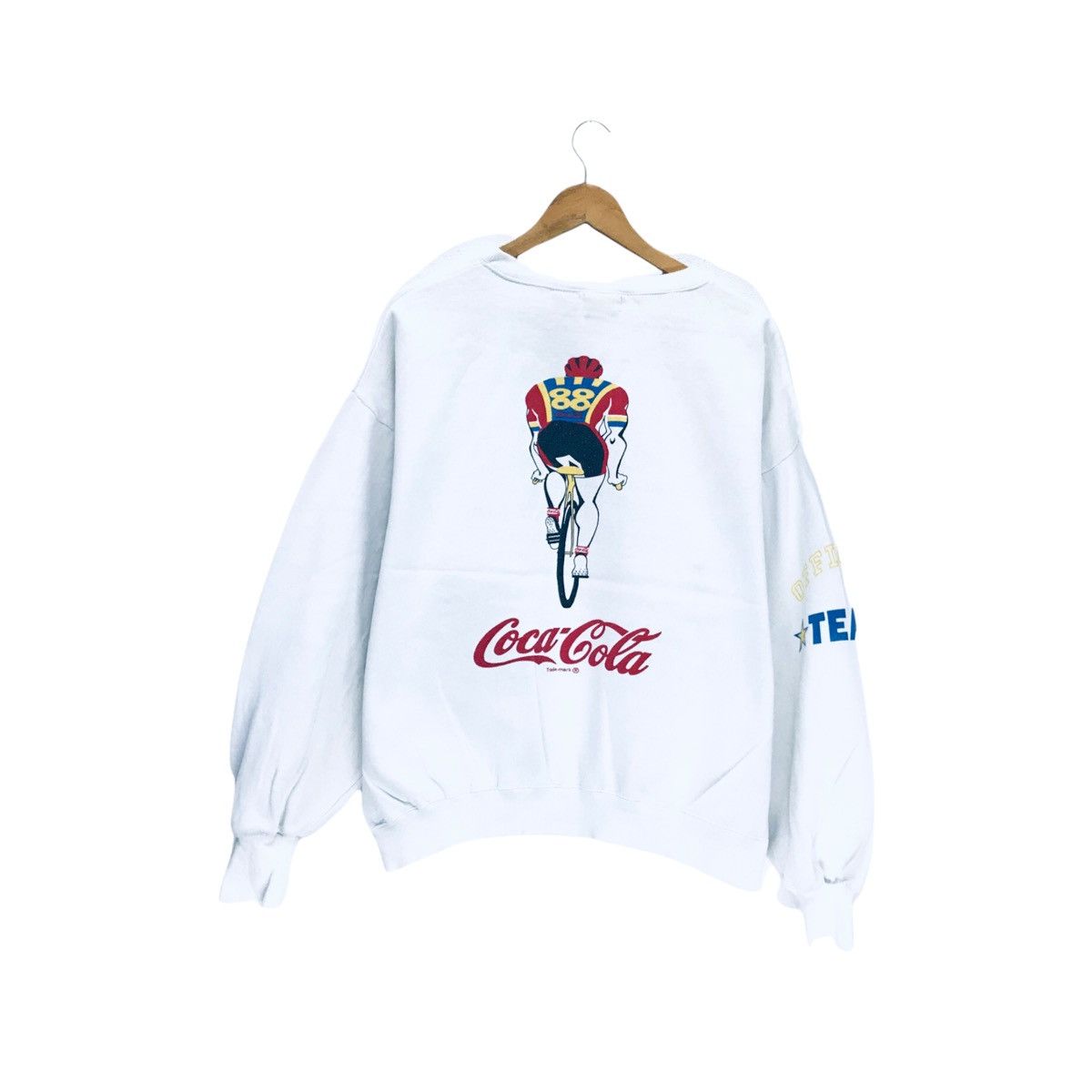 Coca Cola × USA Olympics × Vintage Vintage Coca Cola Olympic Cycling Sports Sweatshirt Size US M / EU 48-50 / 2 - 3 Thumbnail