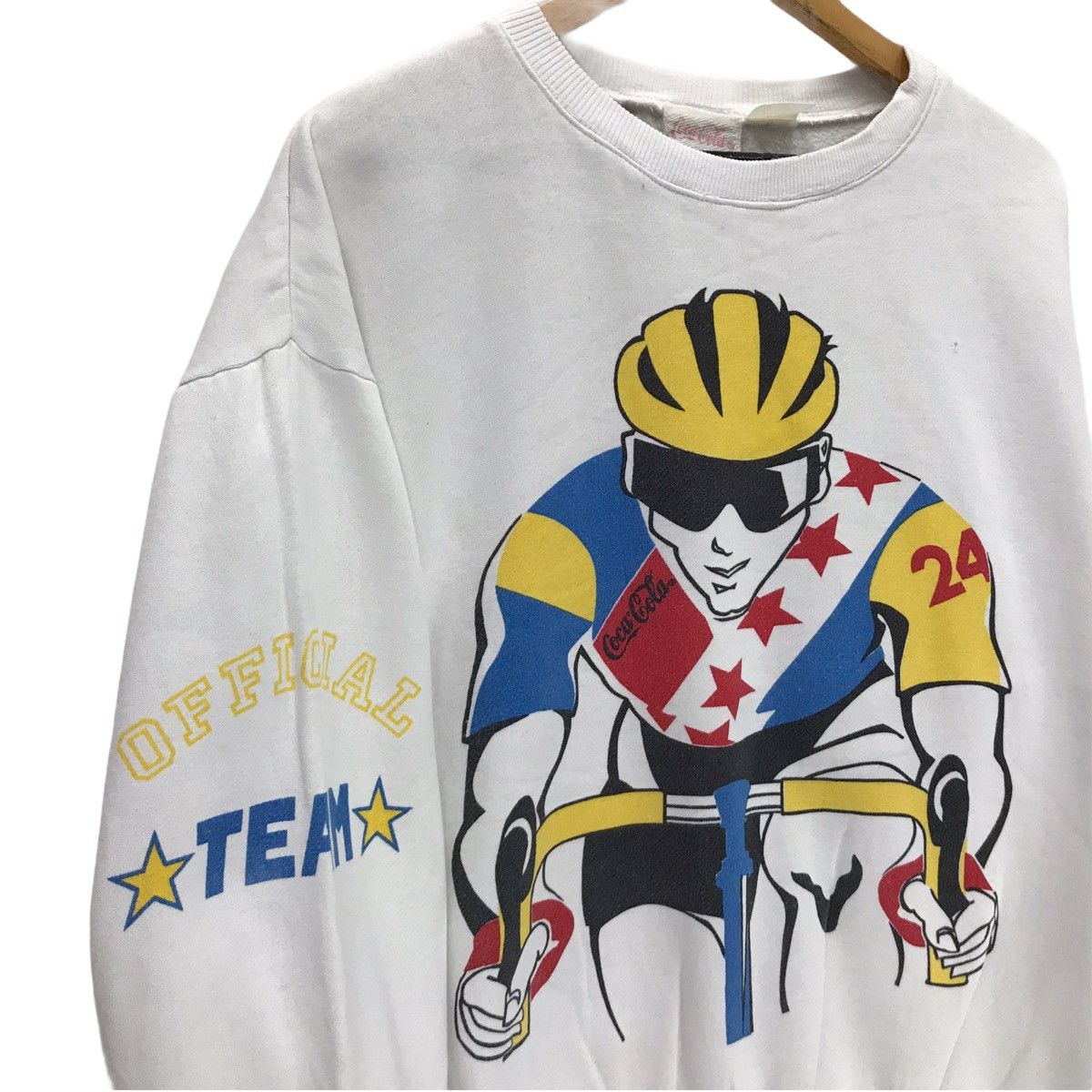 Coca Cola × USA Olympics × Vintage Vintage Coca Cola Olympic Cycling Sports Sweatshirt Size US M / EU 48-50 / 2 - 4 Thumbnail