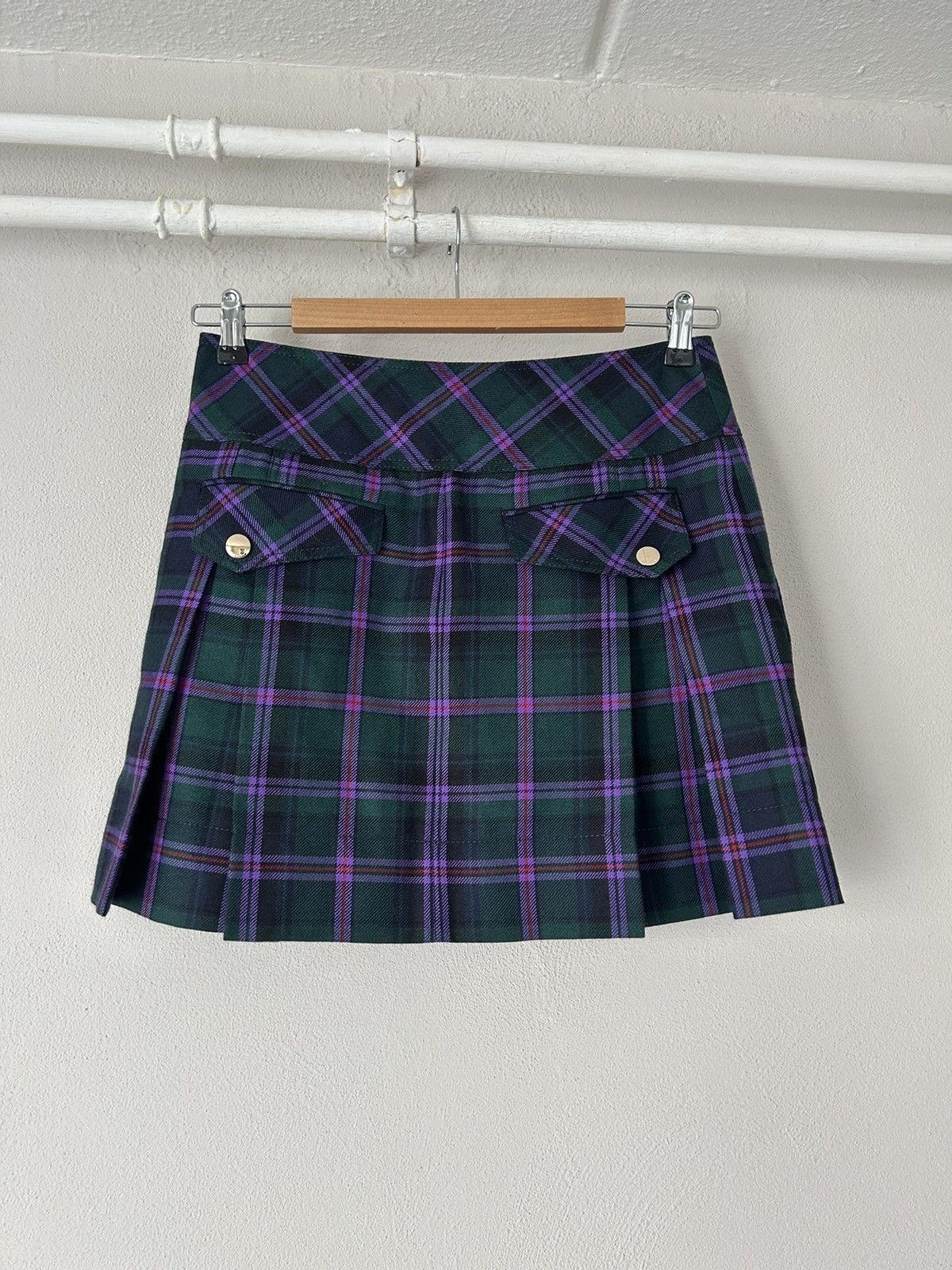 Gucci FW2009 Side Pleat Mini Skirt Size 27" / US 4 / IT 40 - 2 Thumbnail