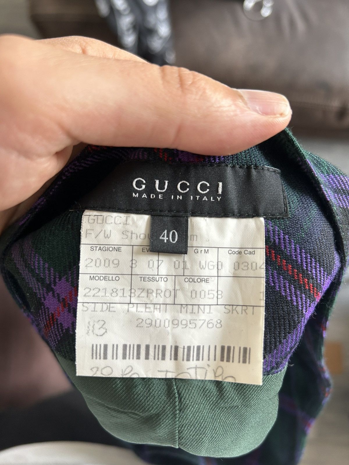 Gucci FW2009 Side Pleat Mini Skirt Size 27" / US 4 / IT 40 - 4 Thumbnail
