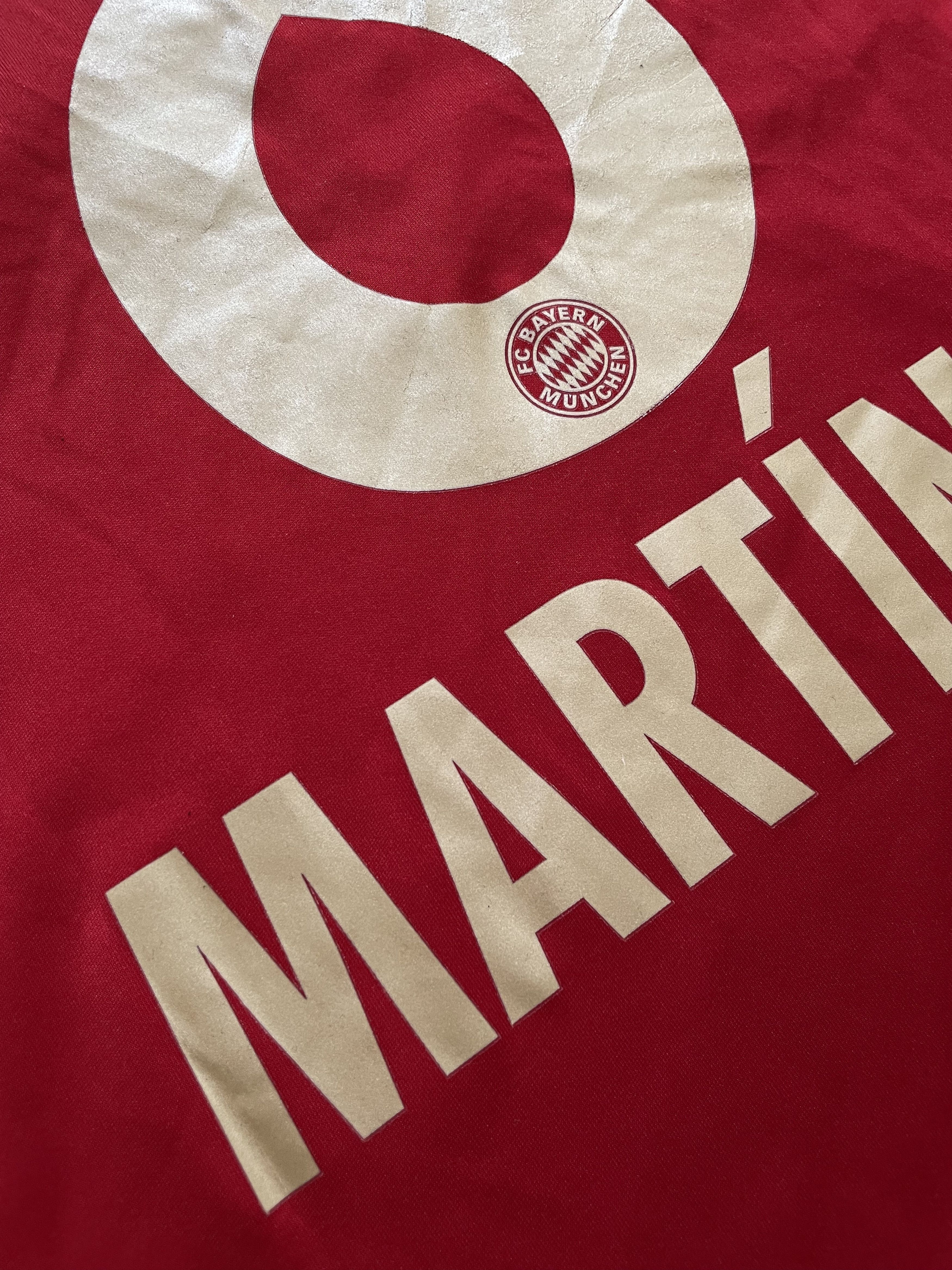 Adidas Bayern Munich #8 Martinez football shirt 2011 Jersey Tee Size US M / EU 48-50 / 2 - 14 Thumbnail
