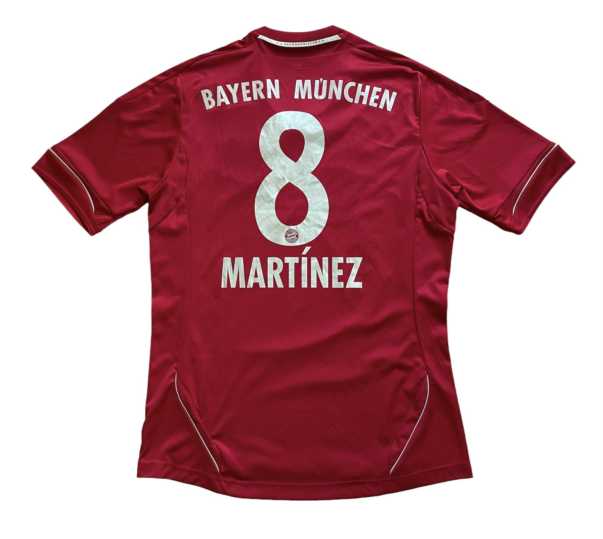 Adidas Bayern Munich #8 Martinez football shirt 2011 Jersey Tee Size US M / EU 48-50 / 2 - 1 Thumbnail