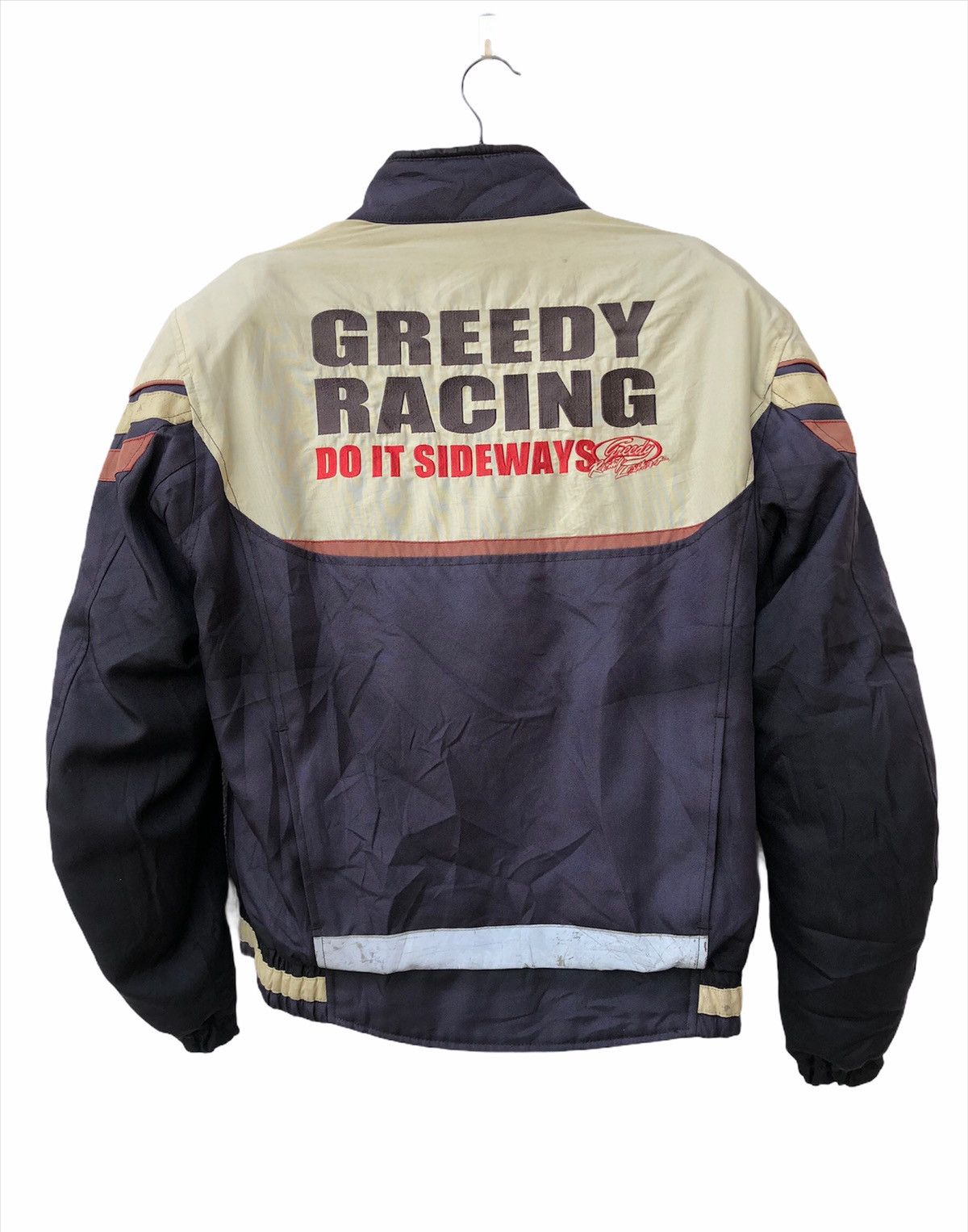 Greedy Genius 🔥Vintage Greedy Motocycles Jacket With Elbow Padding Size US L / EU 52-54 / 3 - 2 Thumbnail