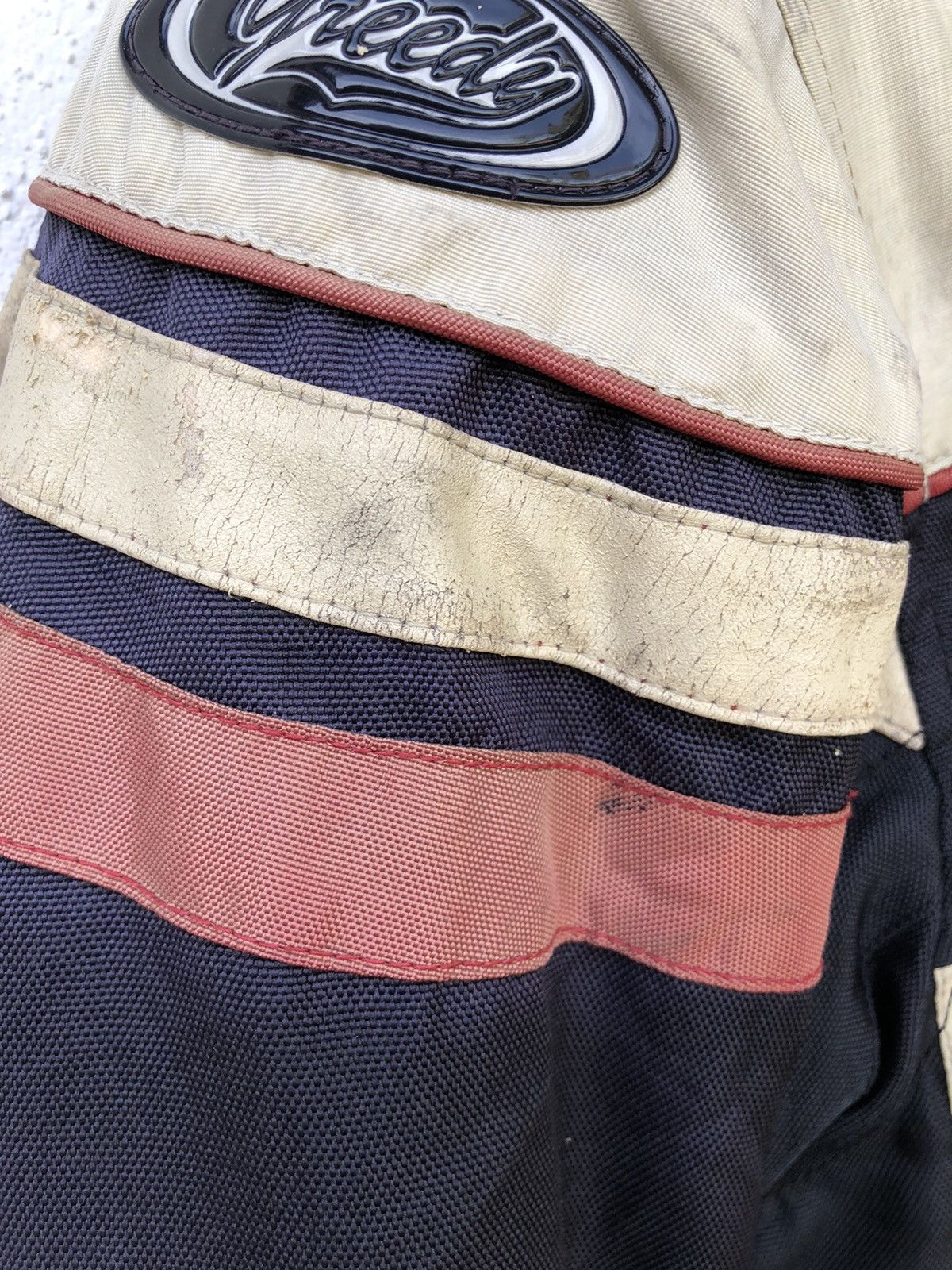 Greedy Genius 🔥Vintage Greedy Motocycles Jacket With Elbow Padding Size US L / EU 52-54 / 3 - 5 Thumbnail