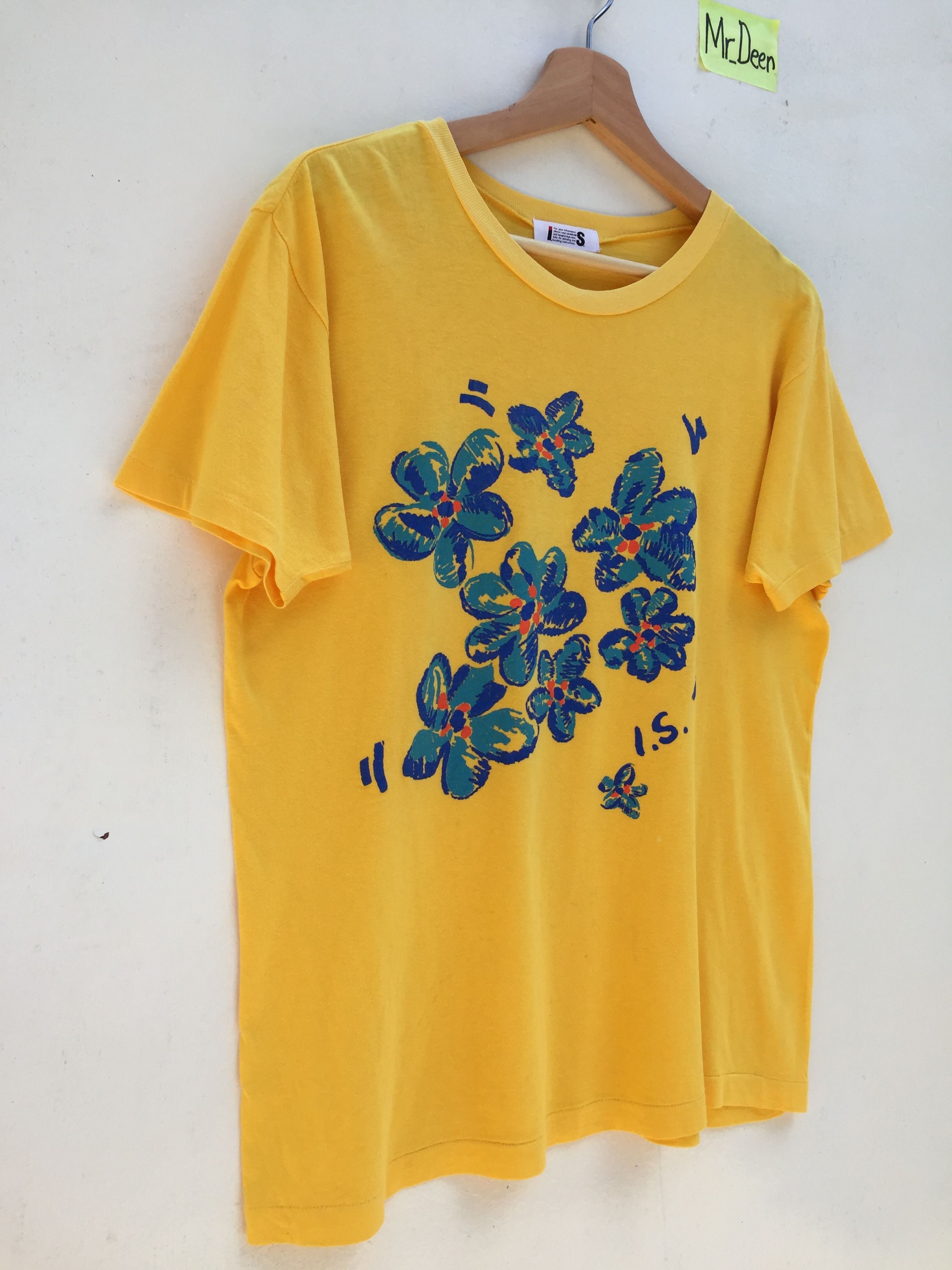 Issey Miyake Issey Miyake x Tsumori Chisato Printed Flowers Logo Tshirt Size US M / EU 48-50 / 2 - 2 Thumbnail