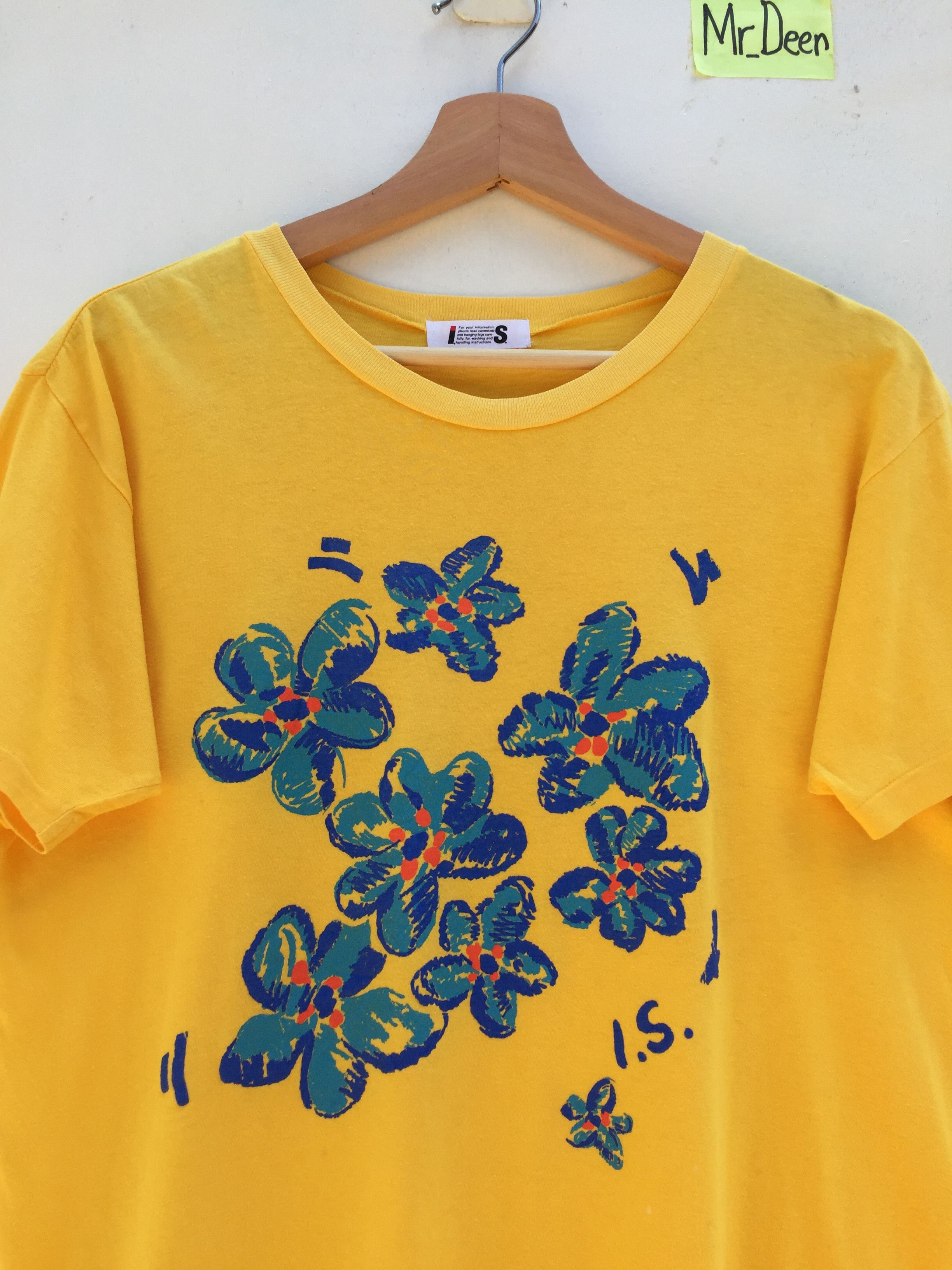 Issey Miyake Issey Miyake x Tsumori Chisato Printed Flowers Logo Tshirt Size US M / EU 48-50 / 2 - 4 Thumbnail