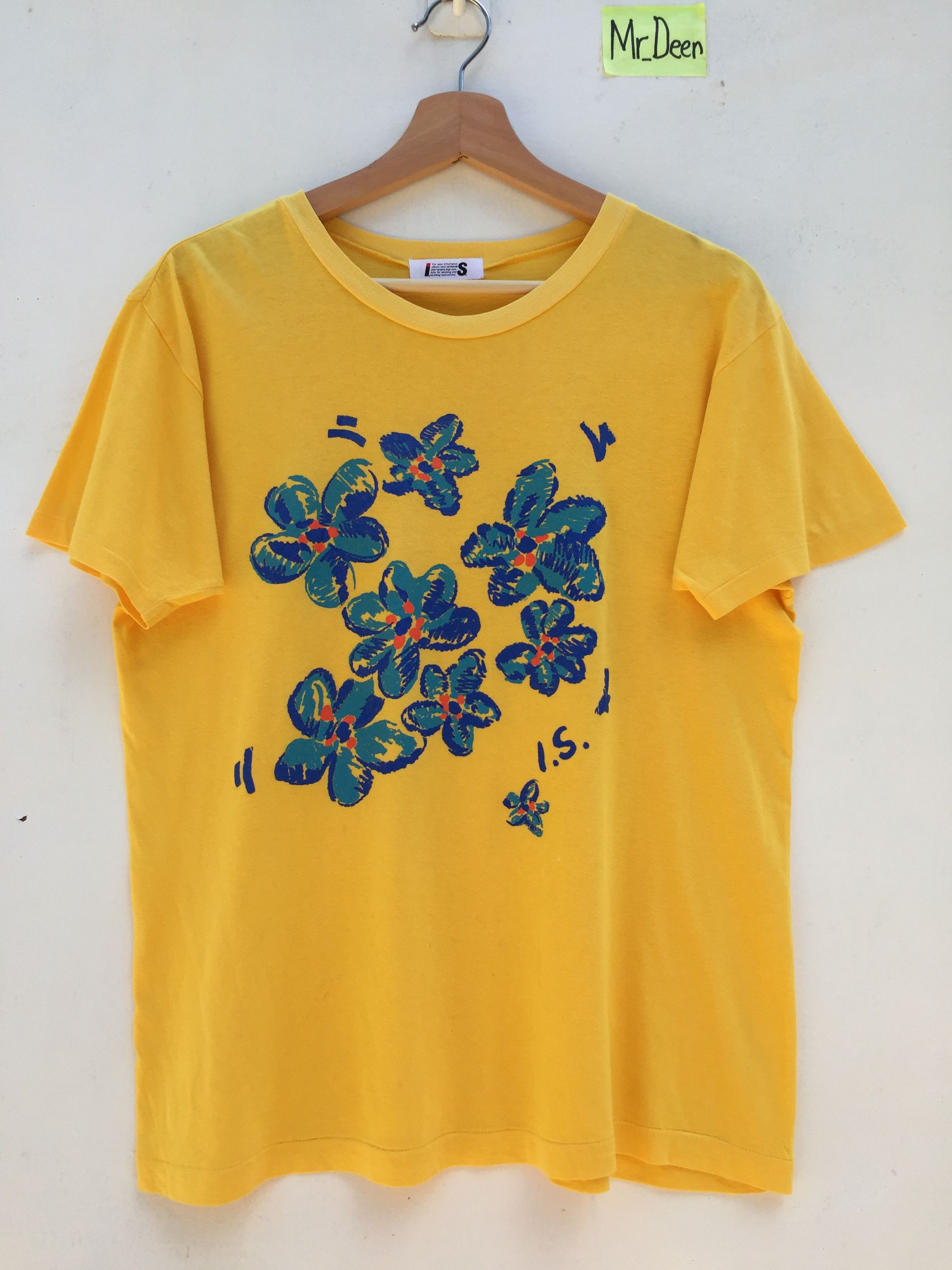 Issey Miyake Issey Miyake x Tsumori Chisato Printed Flowers Logo Tshirt Size US M / EU 48-50 / 2 - 1 Thumbnail