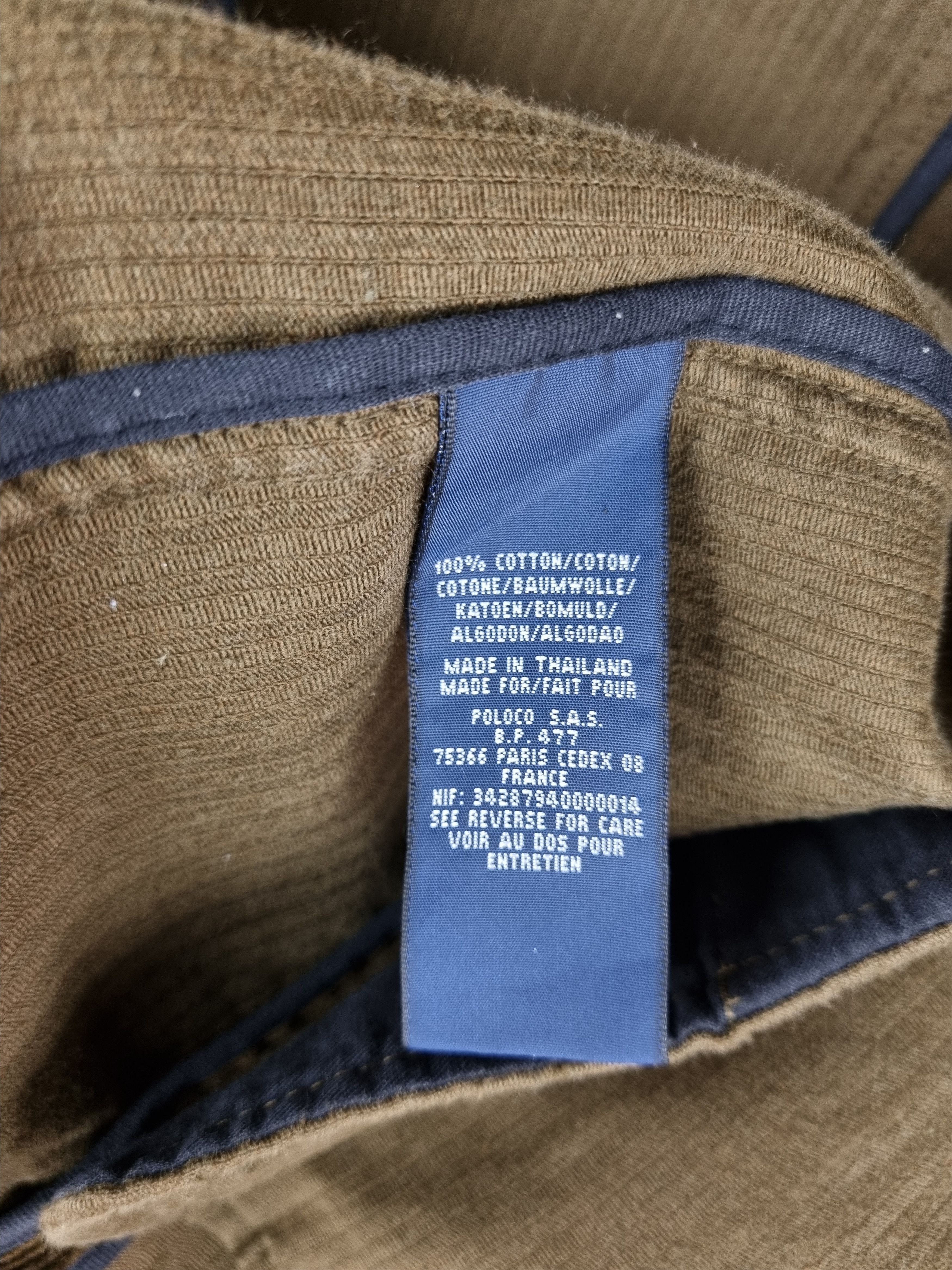 Polo Ralph Lauren 90s Vintage Corduroy RALPH LAUREN Blazer jacket Size US S / EU 44-46 / 1 - 14 Thumbnail