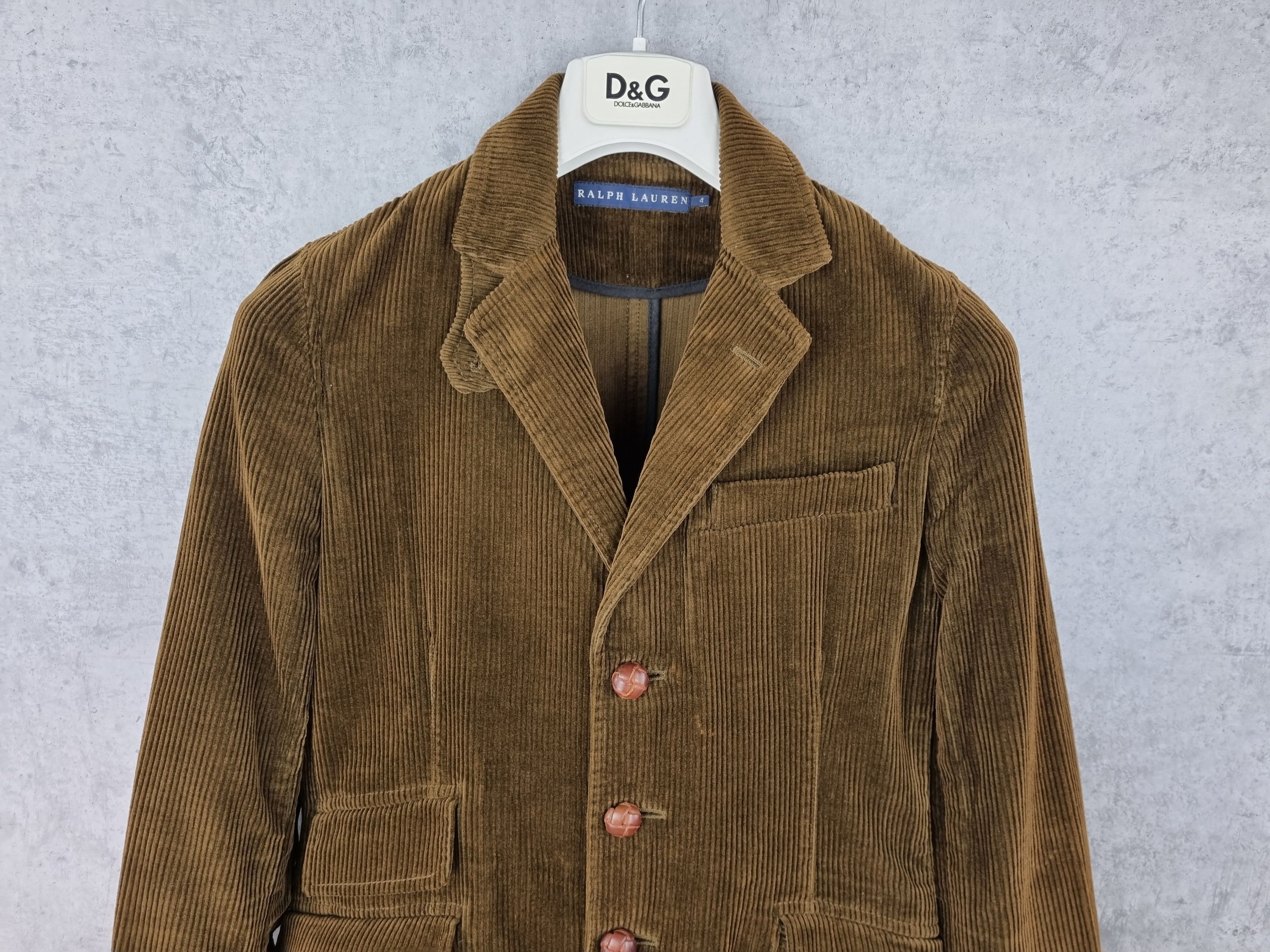 Polo Ralph Lauren 90s Vintage Corduroy RALPH LAUREN Blazer jacket Size US S / EU 44-46 / 1 - 6 Thumbnail