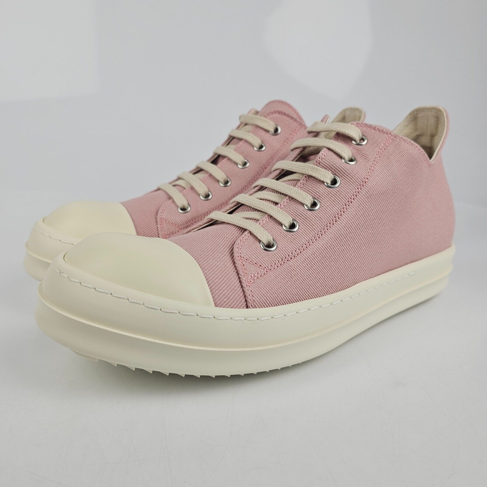 Rick Owens Drkshdw Rick Owens Drkshdw Ramones Faded Pink Low Top Sneakers New Grailed 4214