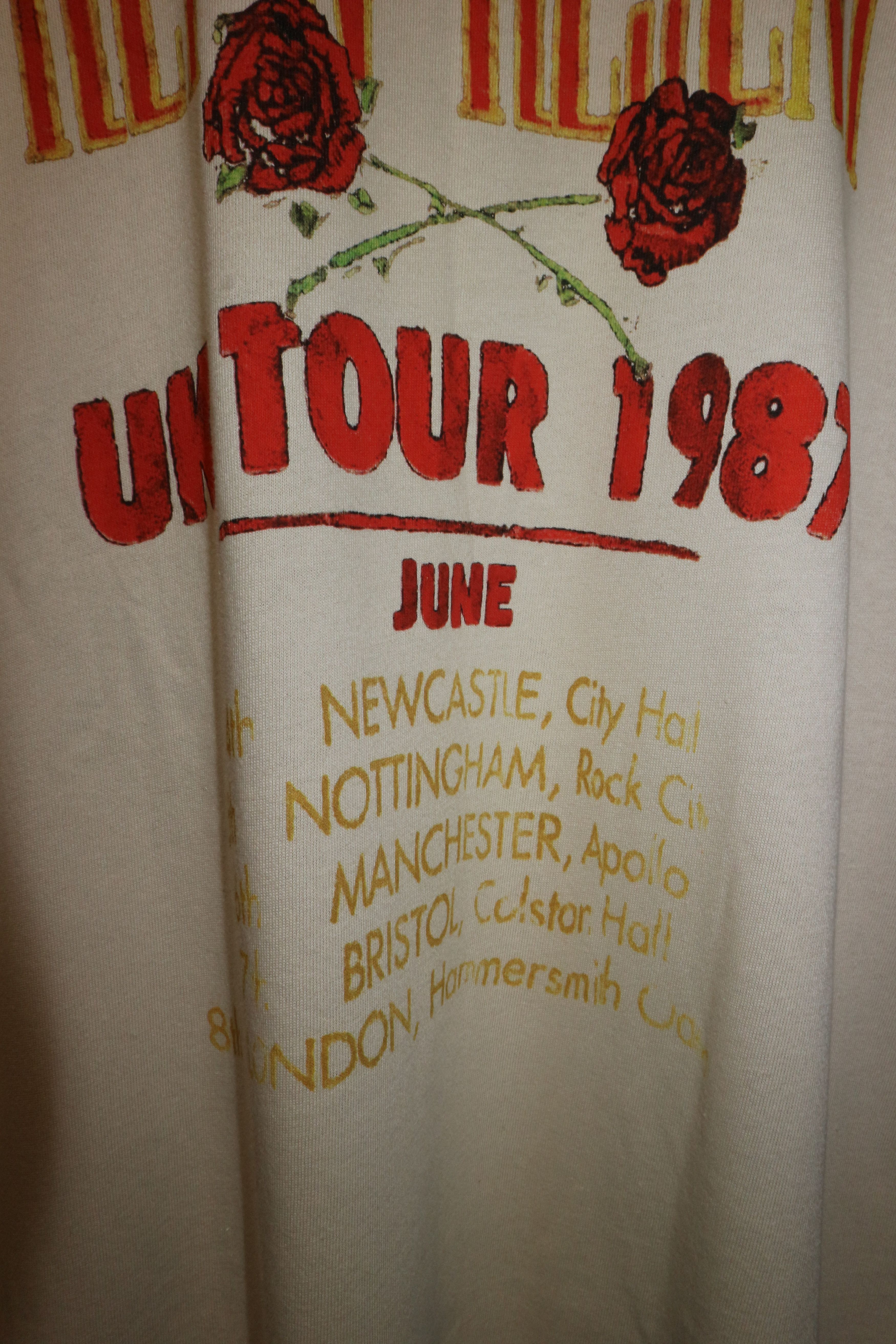 Represent Clo. UK TOUR 1987 TSHIRT Size US S / EU 44-46 / 1 - 9 Thumbnail