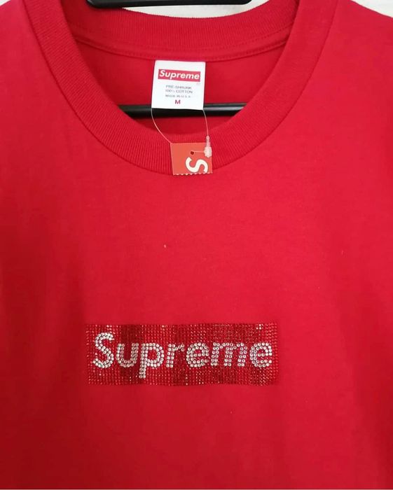 Supreme x swarovski online t shirt