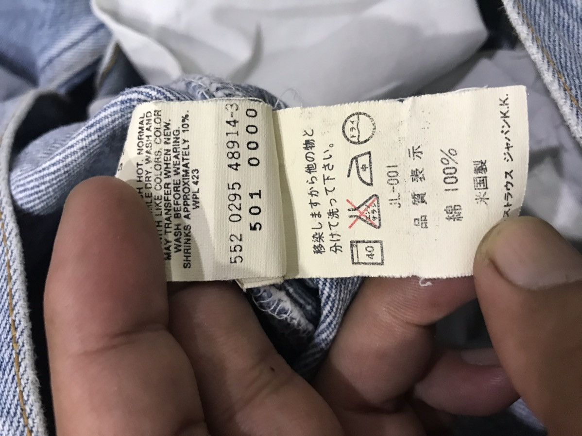 Levi's × Vintage Vintage Levis 501 Light Wash Denim Size US 31 - 16 Thumbnail