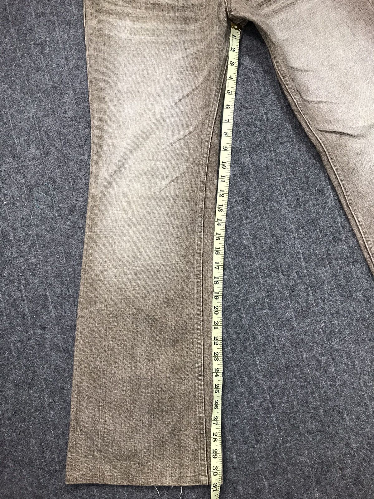 Japanese Brand × Vintage Modern Lovers Distressed Denim Olive Green Jeans Design Size US 32 / EU 48 - 13 Thumbnail
