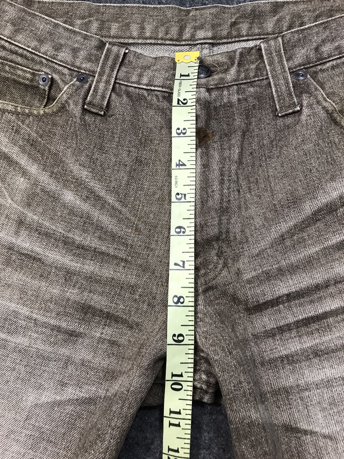 Japanese Brand × Vintage Modern Lovers Distressed Denim Olive Green Jeans Design Size US 32 / EU 48 - 14 Thumbnail