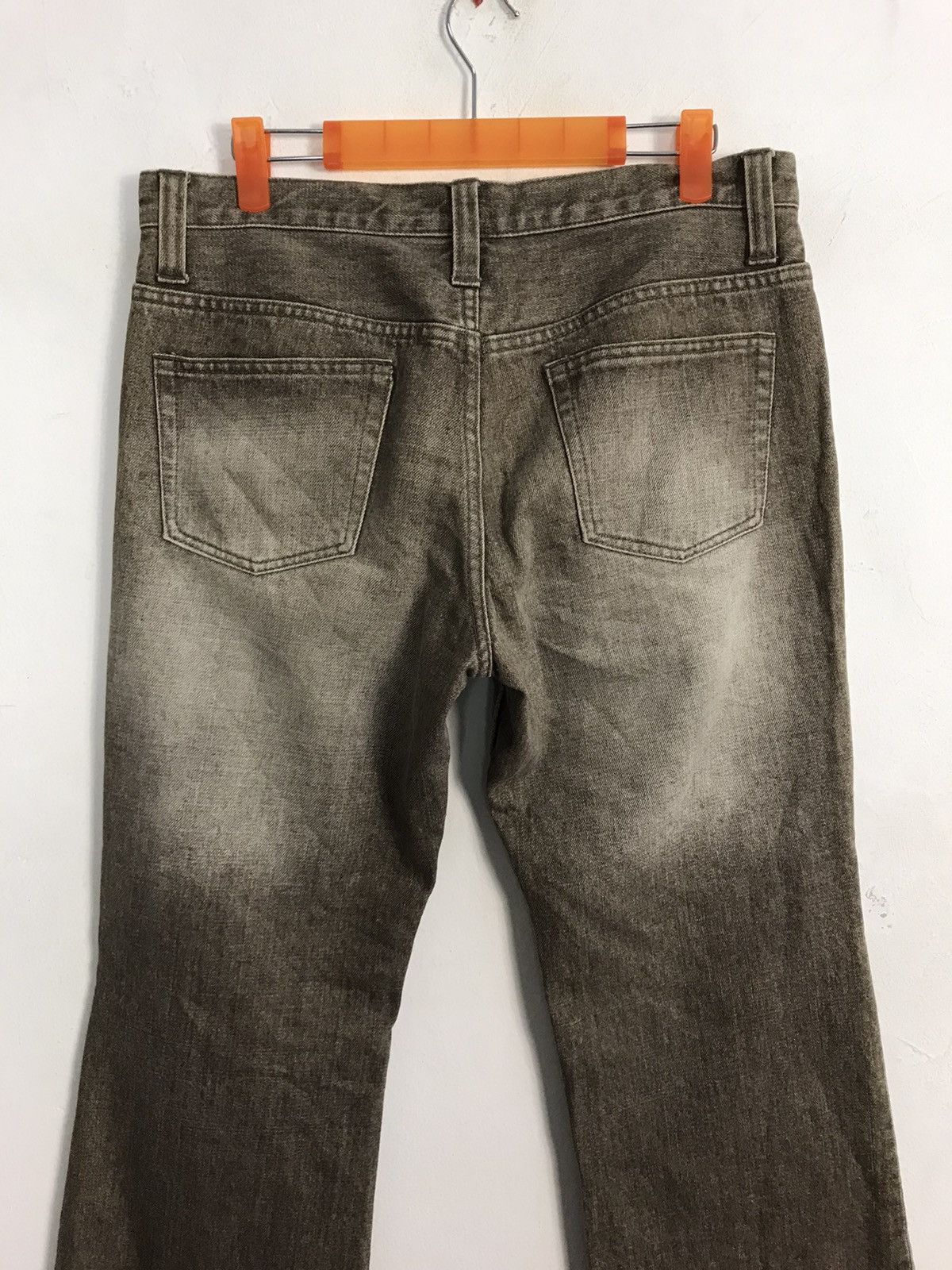 Japanese Brand × Vintage Modern Lovers Distressed Denim Olive Green Jeans Design Size US 32 / EU 48 - 6 Thumbnail
