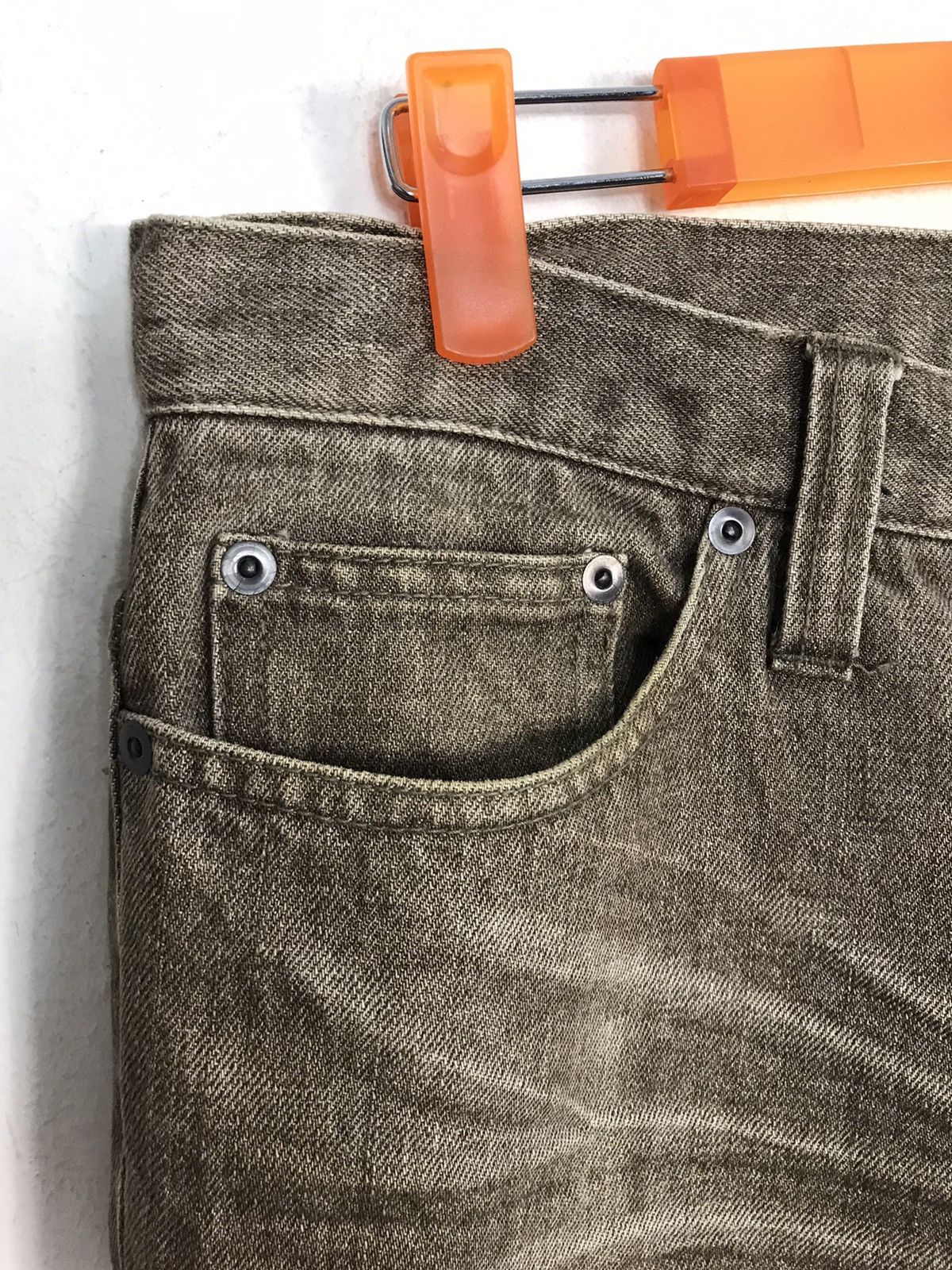 Japanese Brand × Vintage Modern Lovers Distressed Denim Olive Green Jeans Design Size US 32 / EU 48 - 4 Thumbnail