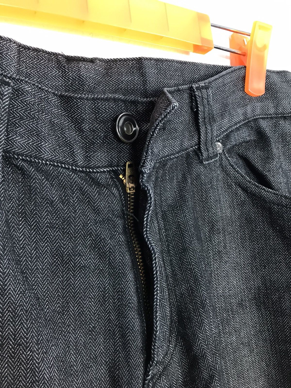 Japanese Brand A.V.V Homme Black Denim Jeans Regular Fit Cut Size 30 Size US 30 / EU 46 - 3 Thumbnail