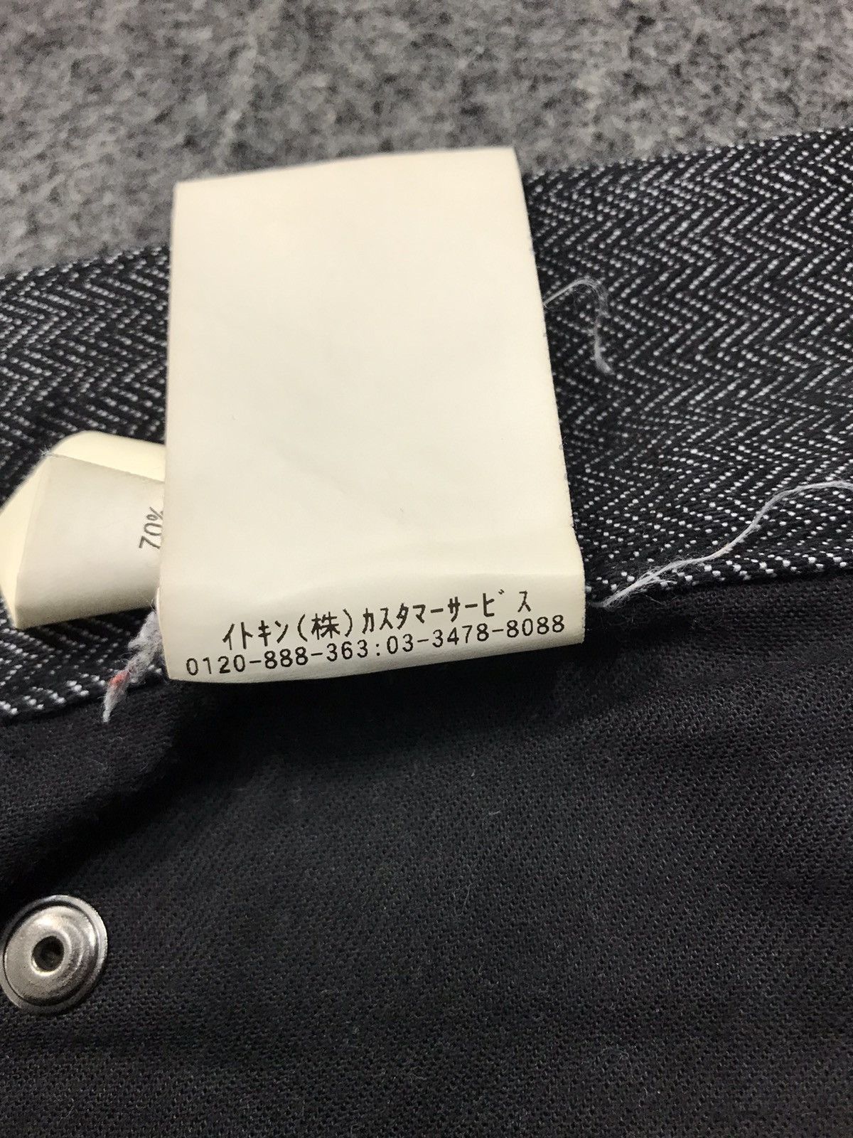 Japanese Brand A.V.V Homme Black Denim Jeans Regular Fit Cut Size 30 Size US 30 / EU 46 - 6 Thumbnail