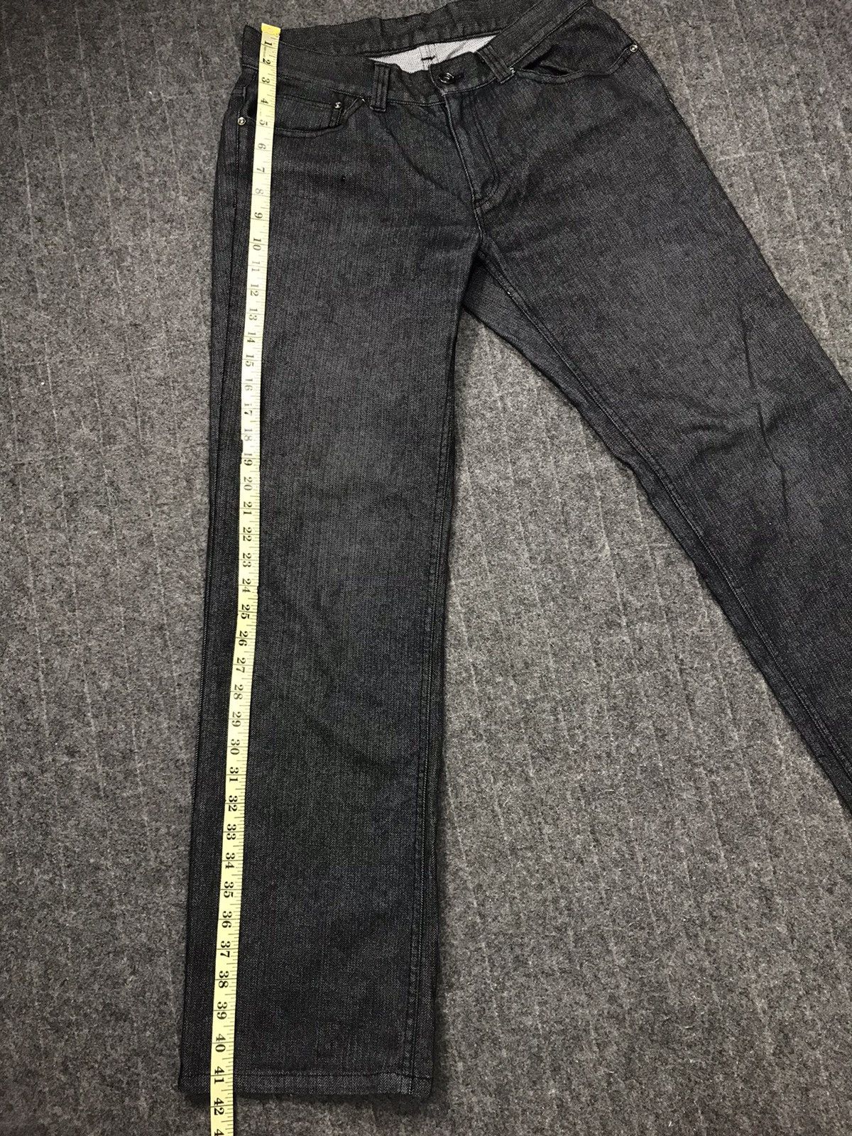Japanese Brand A.V.V Homme Black Denim Jeans Regular Fit Cut Size 30 Size US 30 / EU 46 - 8 Thumbnail
