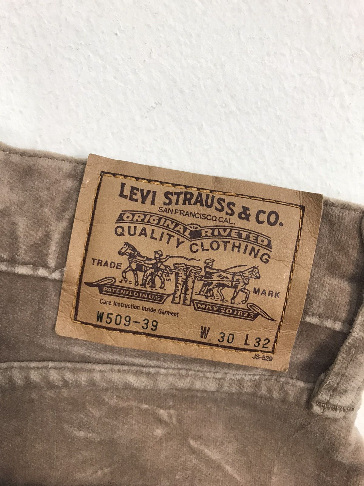Levi's Levi’s & Strauss Lot 509–39 Distressed Denim Brown Jeans Size 28" / US 6 / IT 42 - 5 Thumbnail
