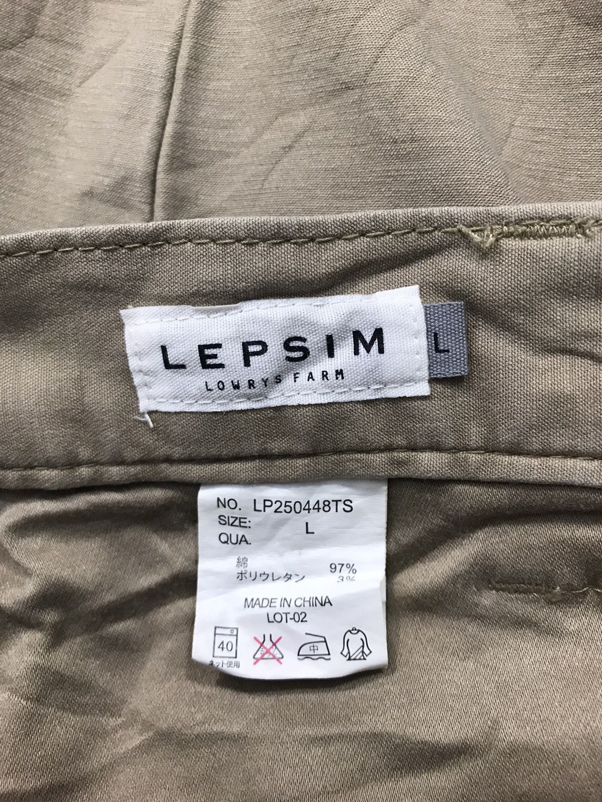 Japanese Brand Vintage Lepsim Lowrys Farm Denim Trouser Khakis Jeans Size 30" / US 8 / IT 44 - 4 Thumbnail