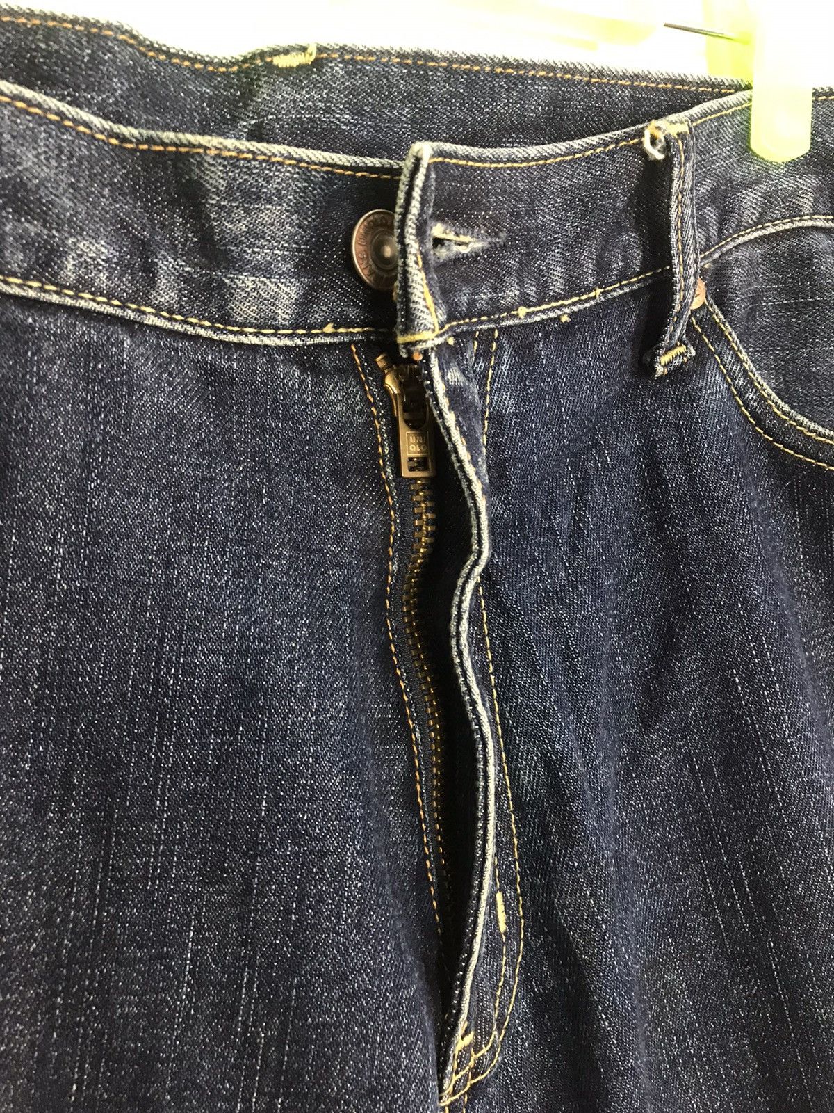 Japanese Brand × Uniqlo Uniqlo S-002 Distressed Denim Jeans Indigo Straight Cut Size US 30 / EU 46 - 6 Thumbnail