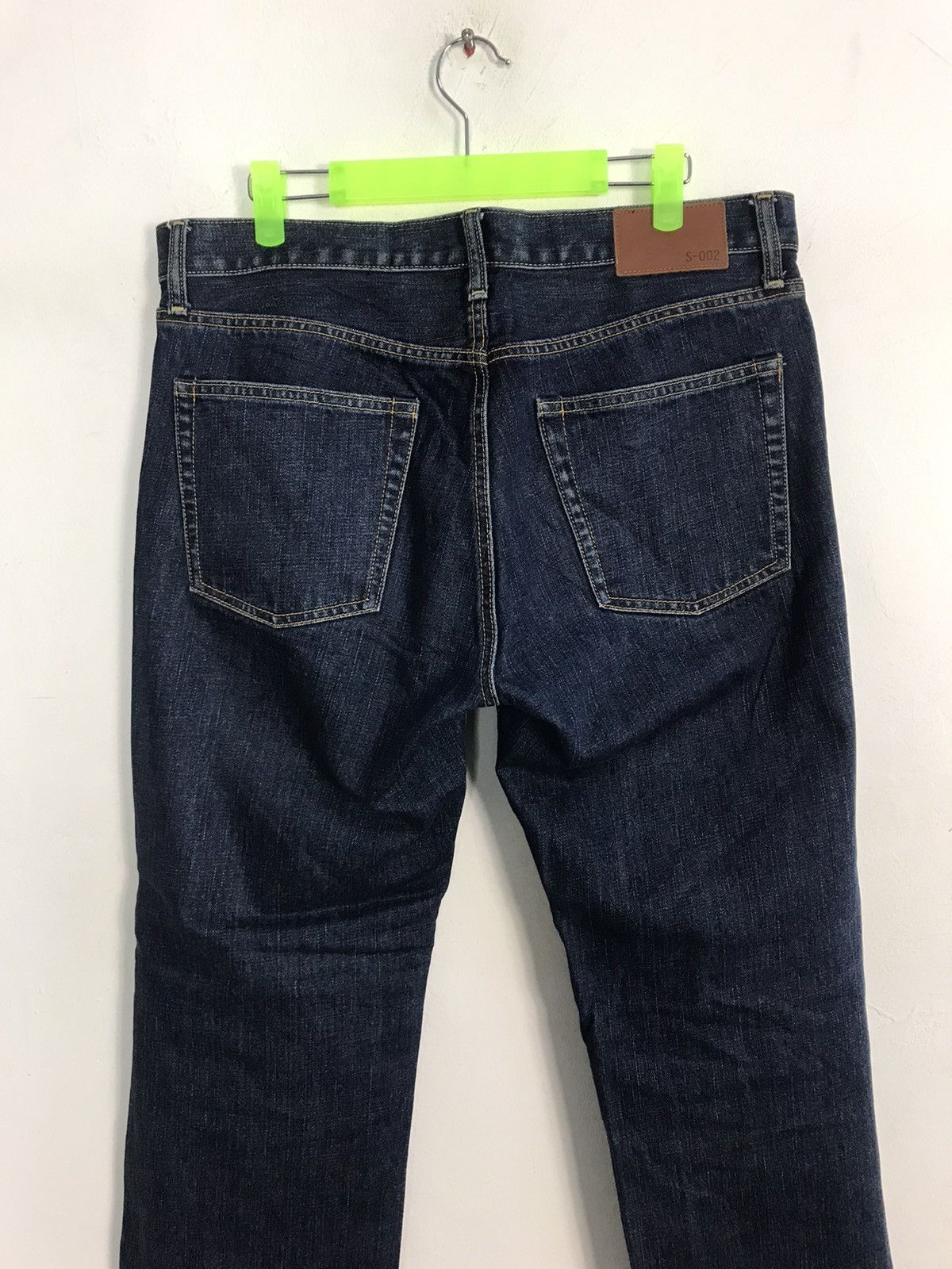 Japanese Brand × Uniqlo Uniqlo S-002 Distressed Denim Jeans Indigo Straight Cut Size US 30 / EU 46 - 7 Thumbnail