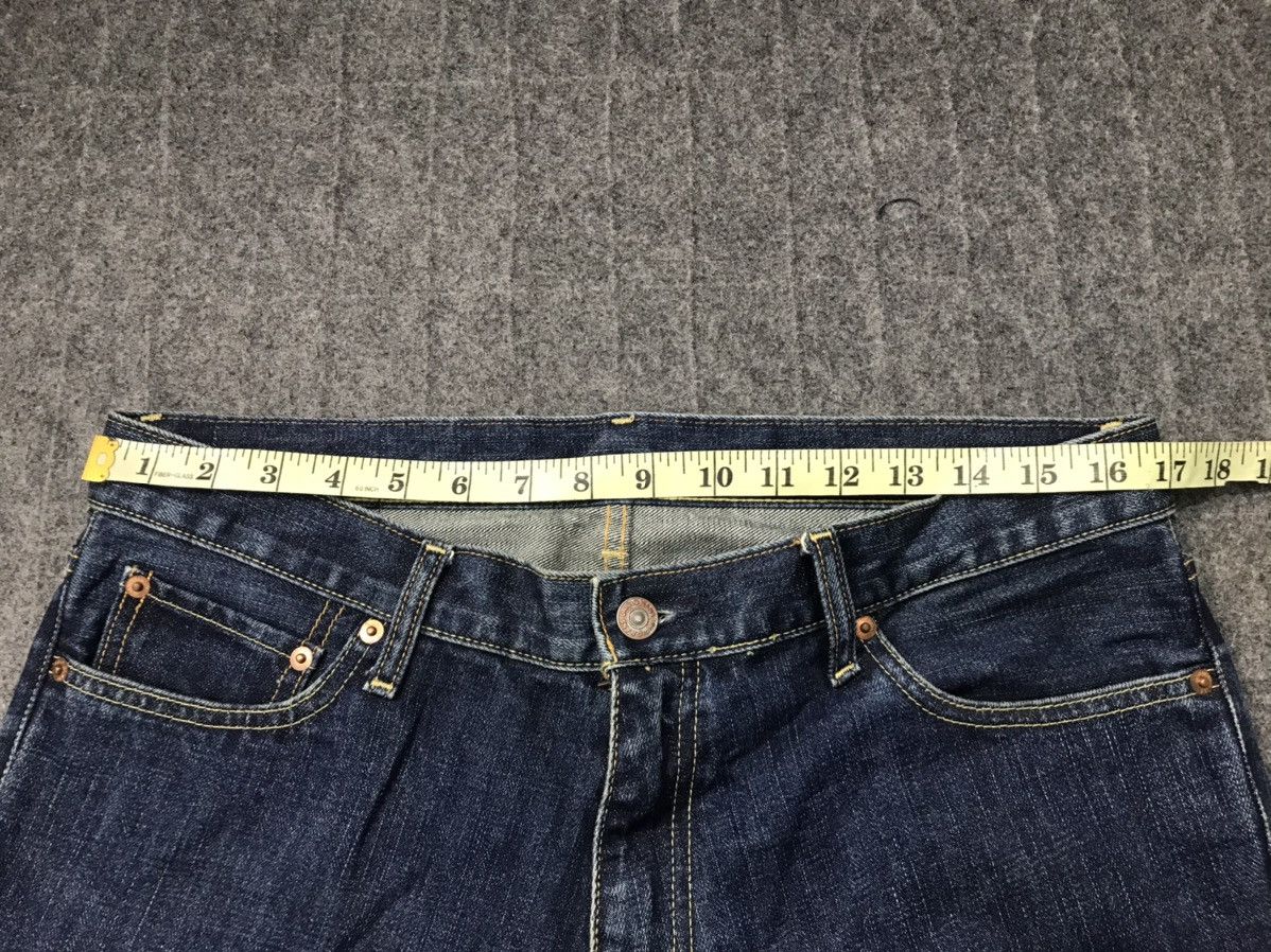 Japanese Brand × Uniqlo Uniqlo S-002 Distressed Denim Jeans Indigo Straight Cut Size US 30 / EU 46 - 10 Thumbnail