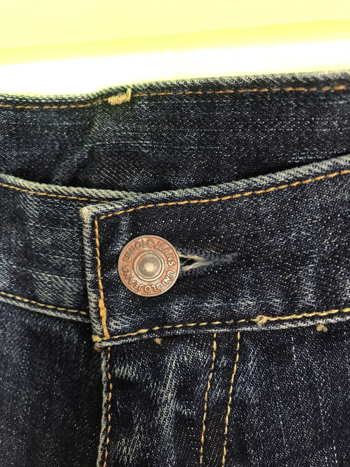Japanese Brand × Uniqlo Uniqlo S-002 Distressed Denim Jeans Indigo Straight Cut Size US 30 / EU 46 - 4 Thumbnail