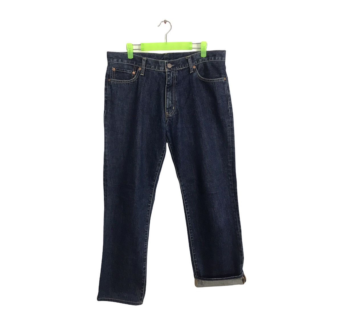 Japanese Brand × Uniqlo Uniqlo S-002 Distressed Denim Jeans Indigo Straight Cut Size US 30 / EU 46 - 1 Thumbnail