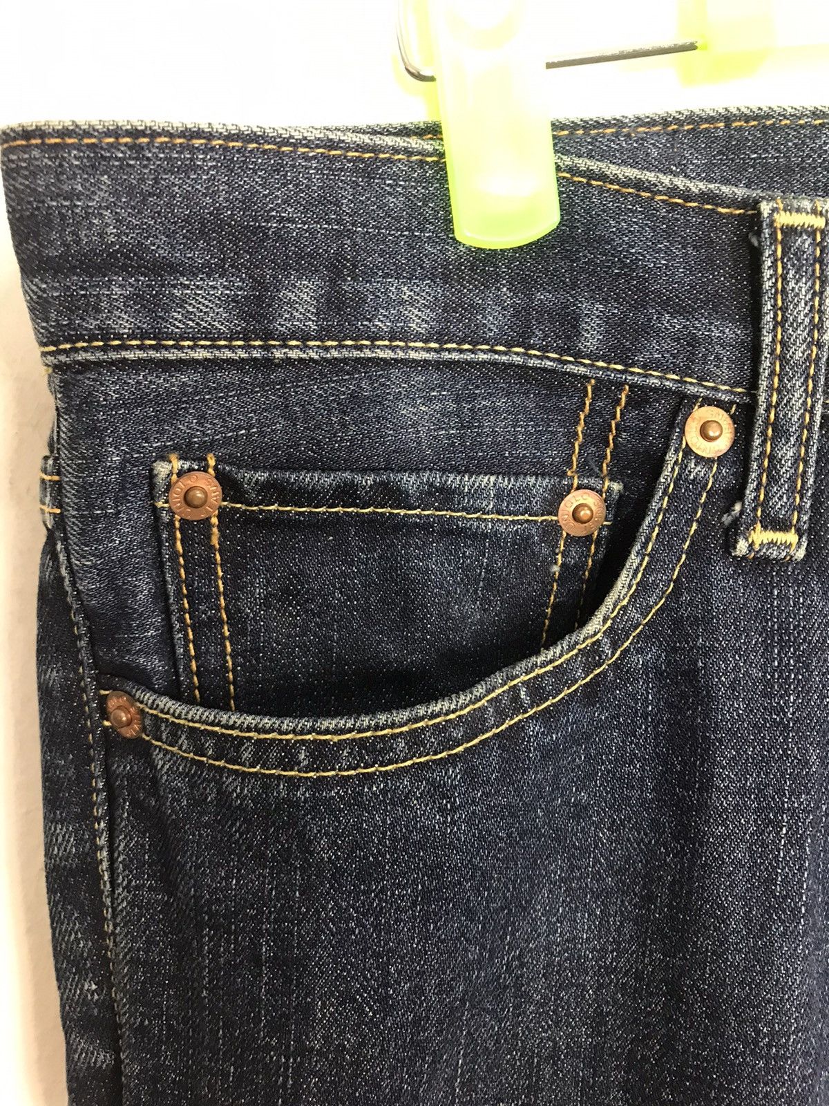Japanese Brand × Uniqlo Uniqlo S-002 Distressed Denim Jeans Indigo Straight Cut Size US 30 / EU 46 - 5 Thumbnail