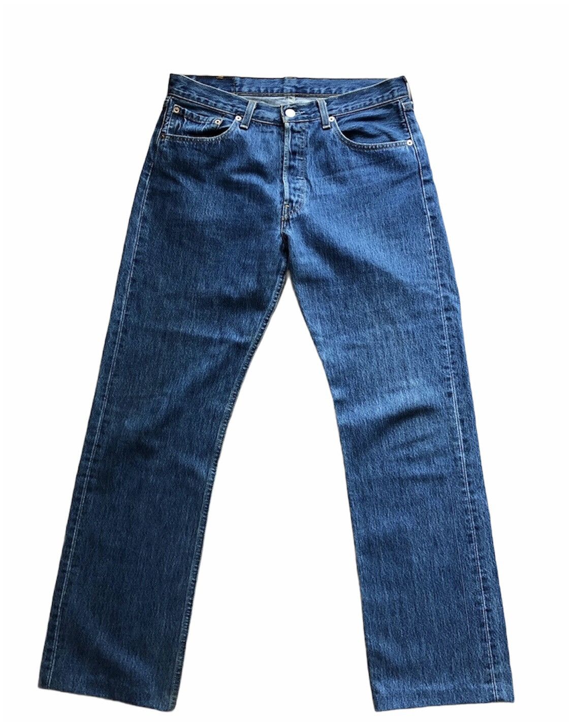 Levi's × Vintage Vintage Classic Levis Strauss 501 blue denim jeans 👖 Size US 32 / EU 48 - 2 Thumbnail
