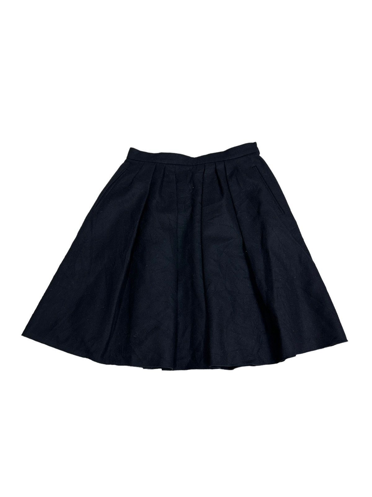 image of Vintage Mackintosh Skirt in Black, Women's (Size 26)