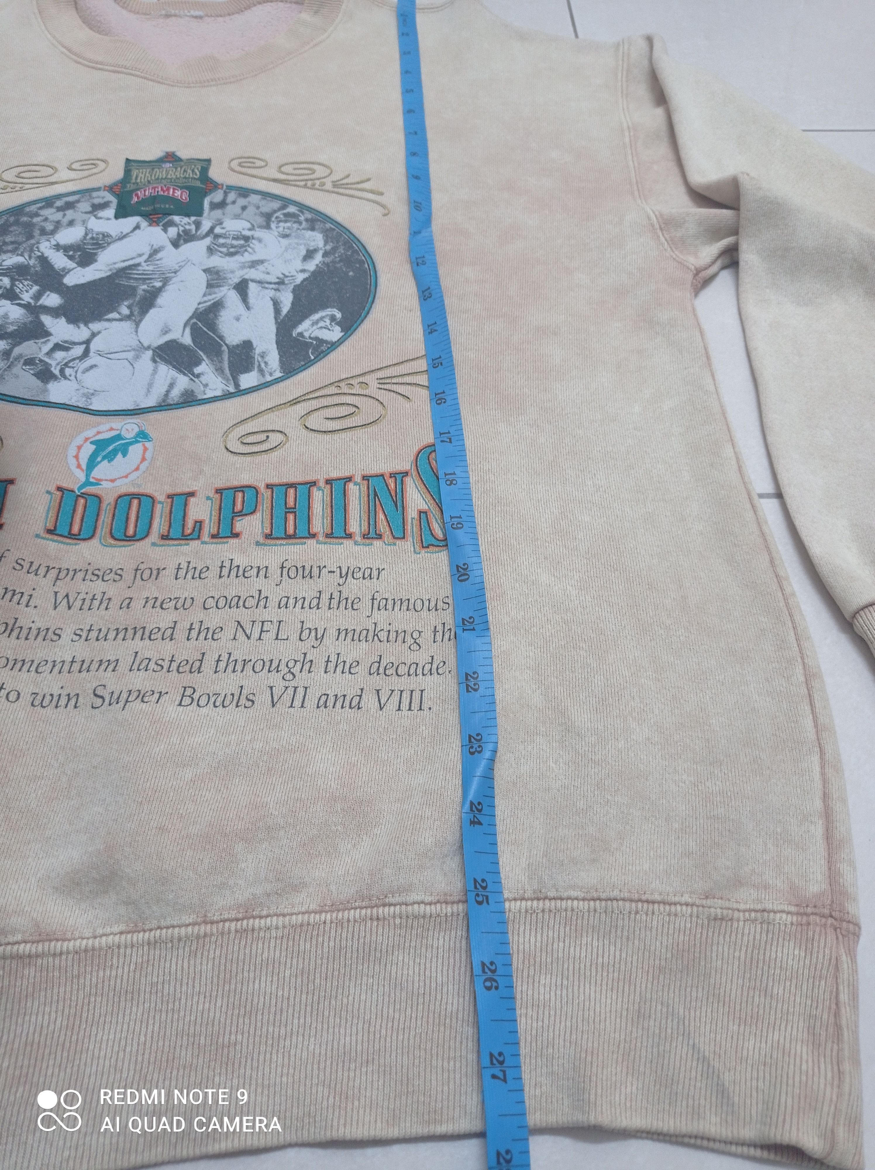 All Sport × Vintage 🔥Vintage NFL Miami dolphins sweatshirts Cool style 🔥 Size US L / EU 52-54 / 3 - 8 Thumbnail