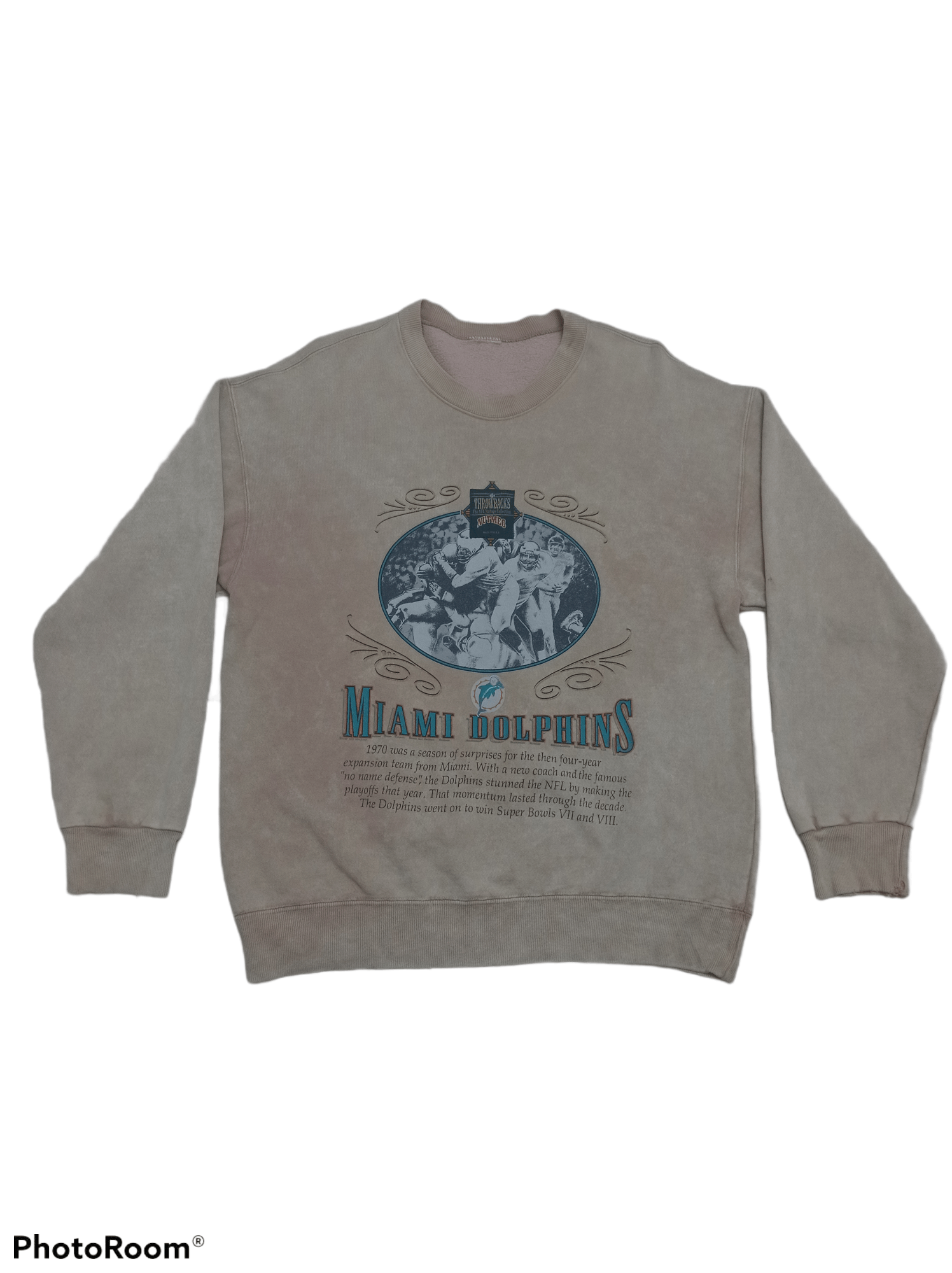 All Sport × Vintage 🔥Vintage NFL Miami dolphins sweatshirts Cool style 🔥 Size US L / EU 52-54 / 3 - 2 Thumbnail