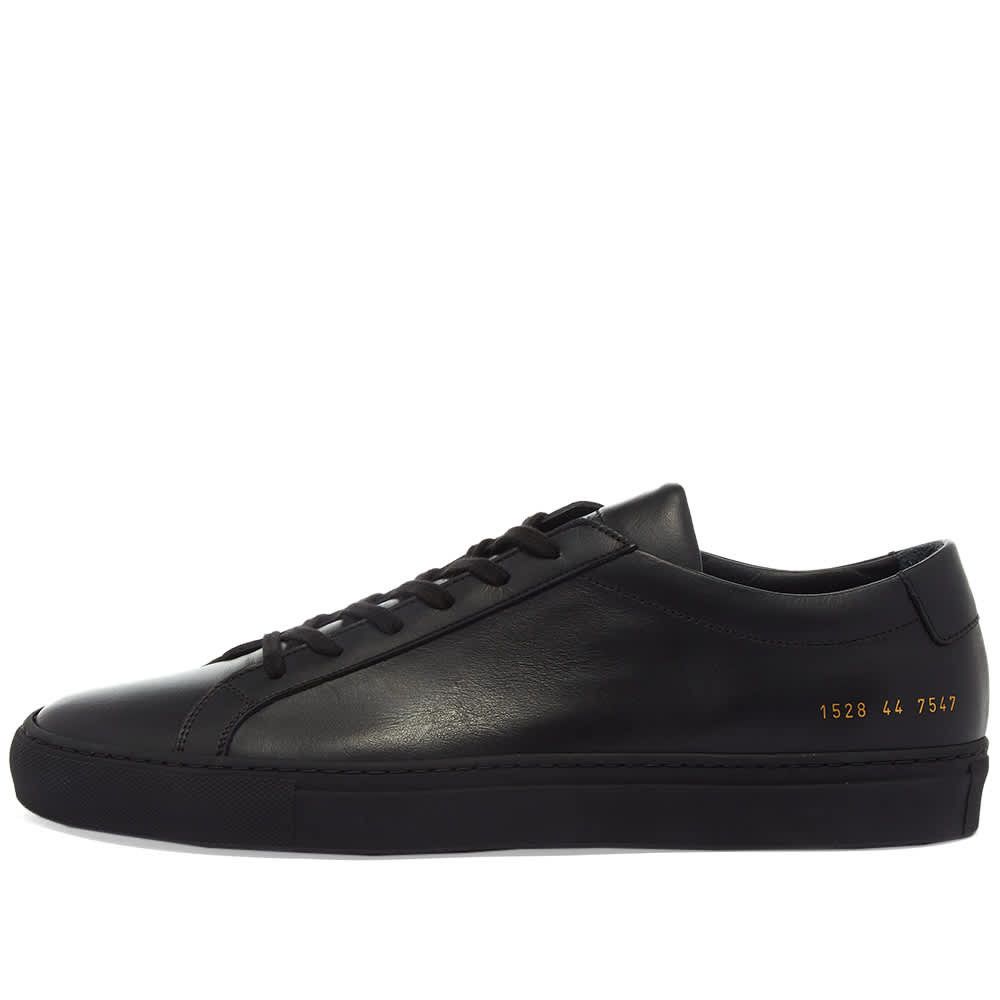 Common Projects ORIGINAL ACHILLES LOW BLACK 1528 7547 US 8 EU 41 Size US 8 / EU 41 - 2 Thumbnail