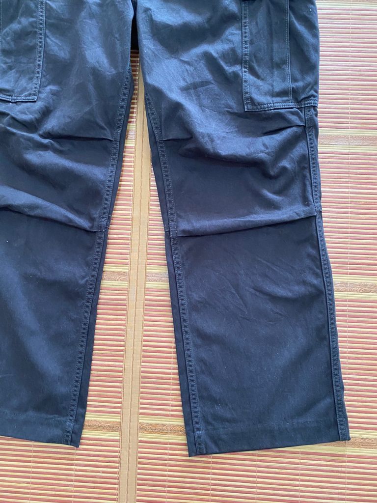 Avirex RARE🔥 Black Cargo Pants Multi Pocket Bondage Parachute Size US 35 - 5 Thumbnail