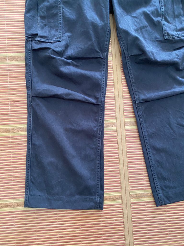 Avirex RARE🔥 Black Cargo Pants Multi Pocket Bondage Parachute Size US 35 - 4 Thumbnail