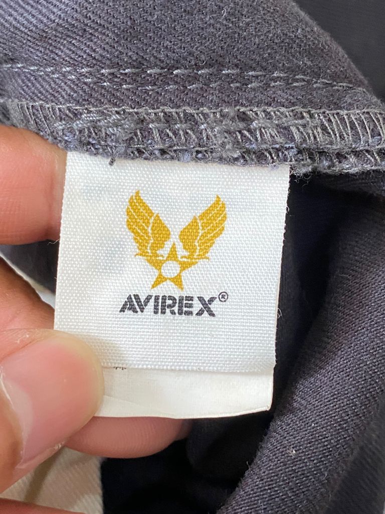 Avirex RARE🔥 Black Cargo Pants Multi Pocket Bondage Parachute Size US 35 - 10 Thumbnail